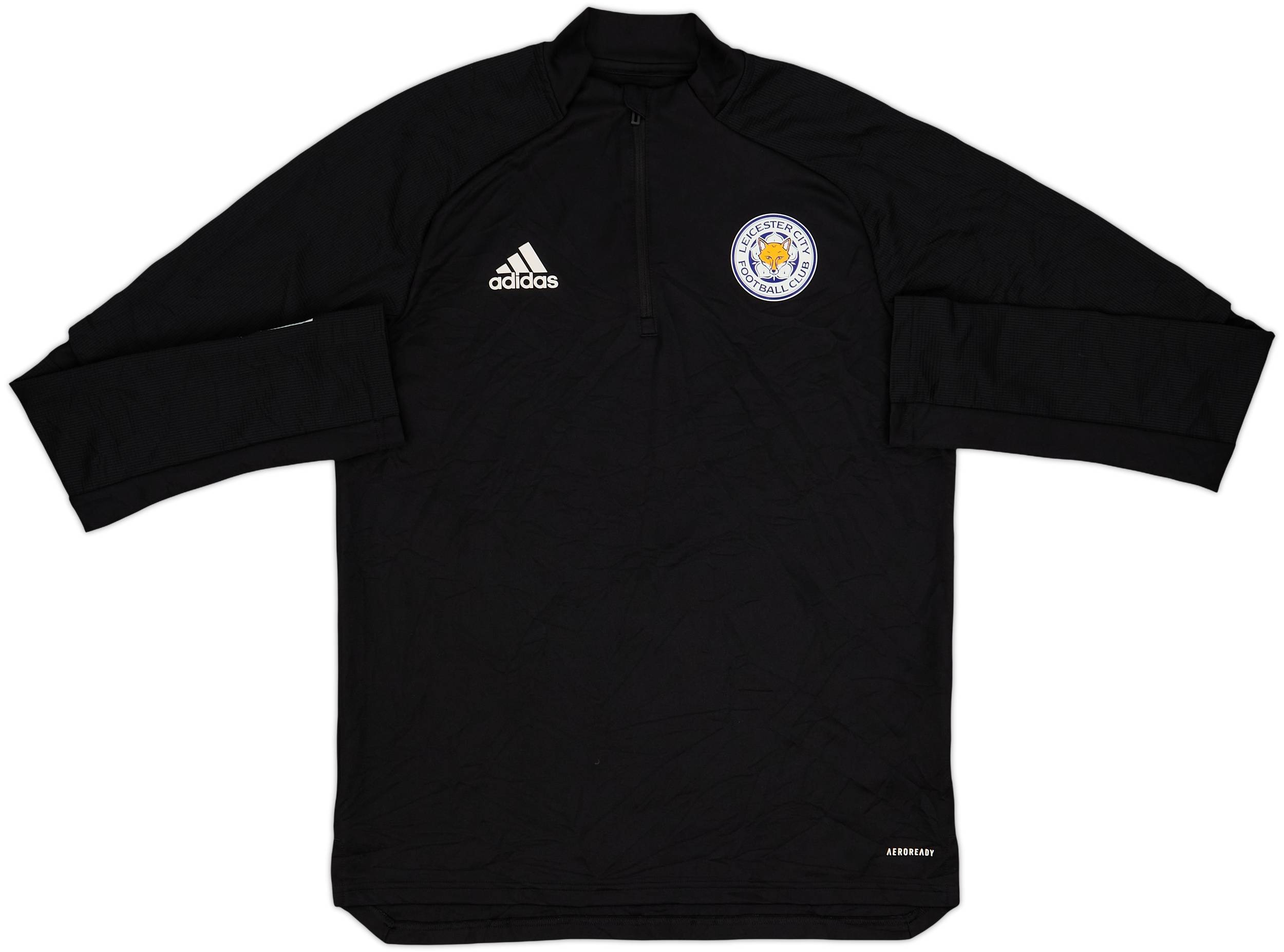 2019-20 Leicester City adidas 1/4 Zip Drill Top - 8/10 - (M)