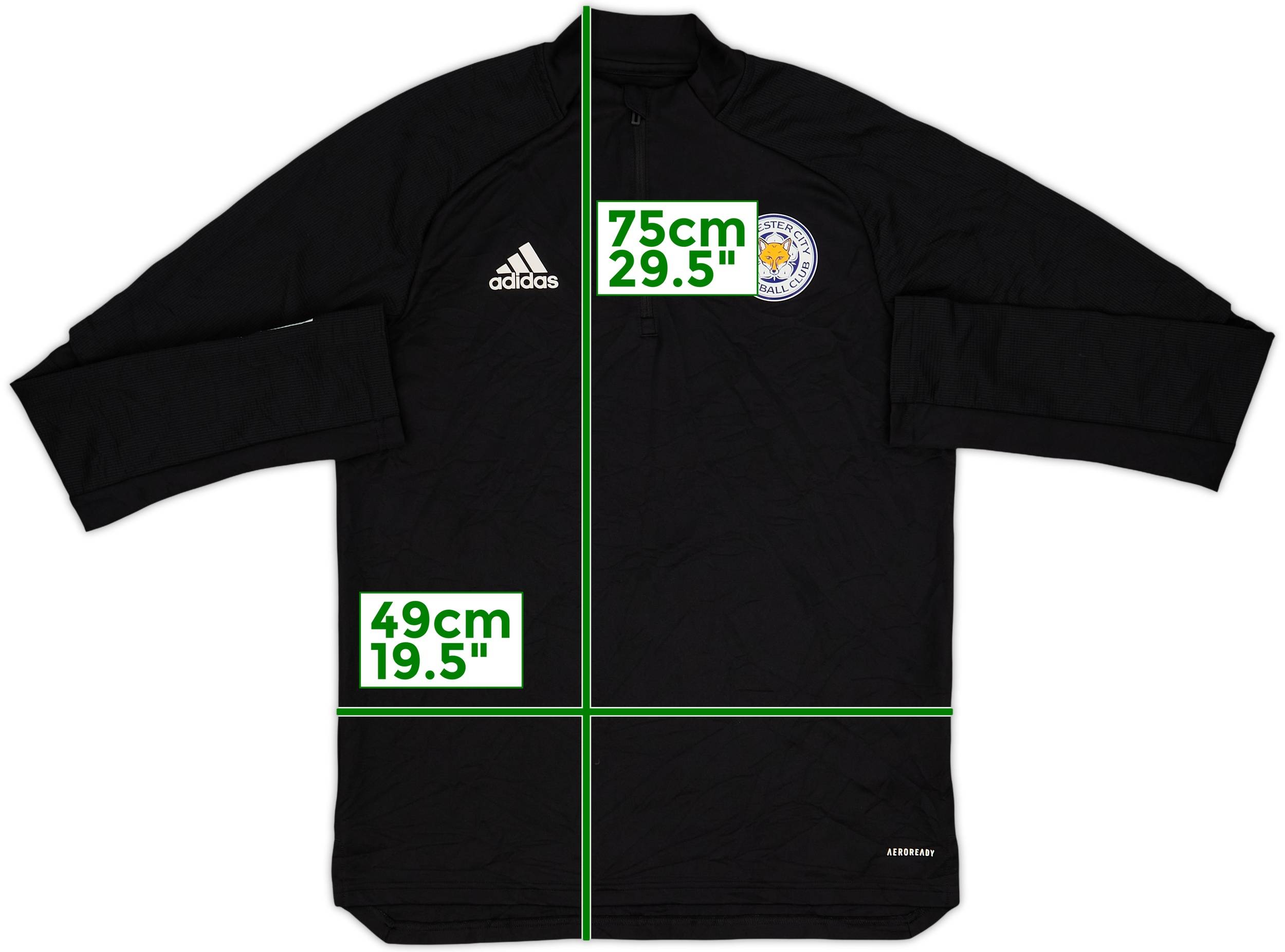 JOCカップユニホーム 2019-20 Leicester City adidas 1/4 Zip Drill Top - 8/10 - (M)