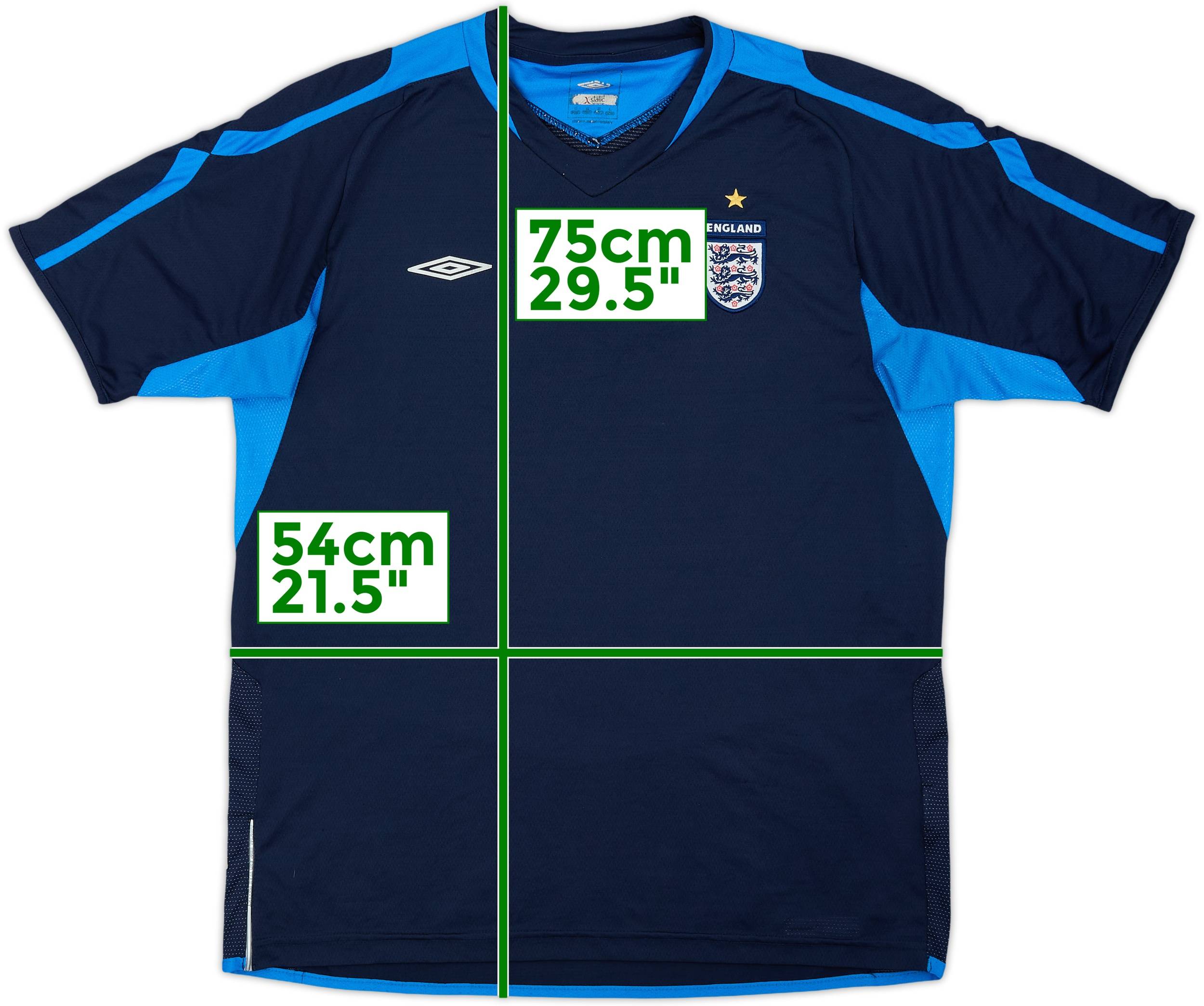 2006-07 England Umbro Training Shirt - 8/10 - (M)