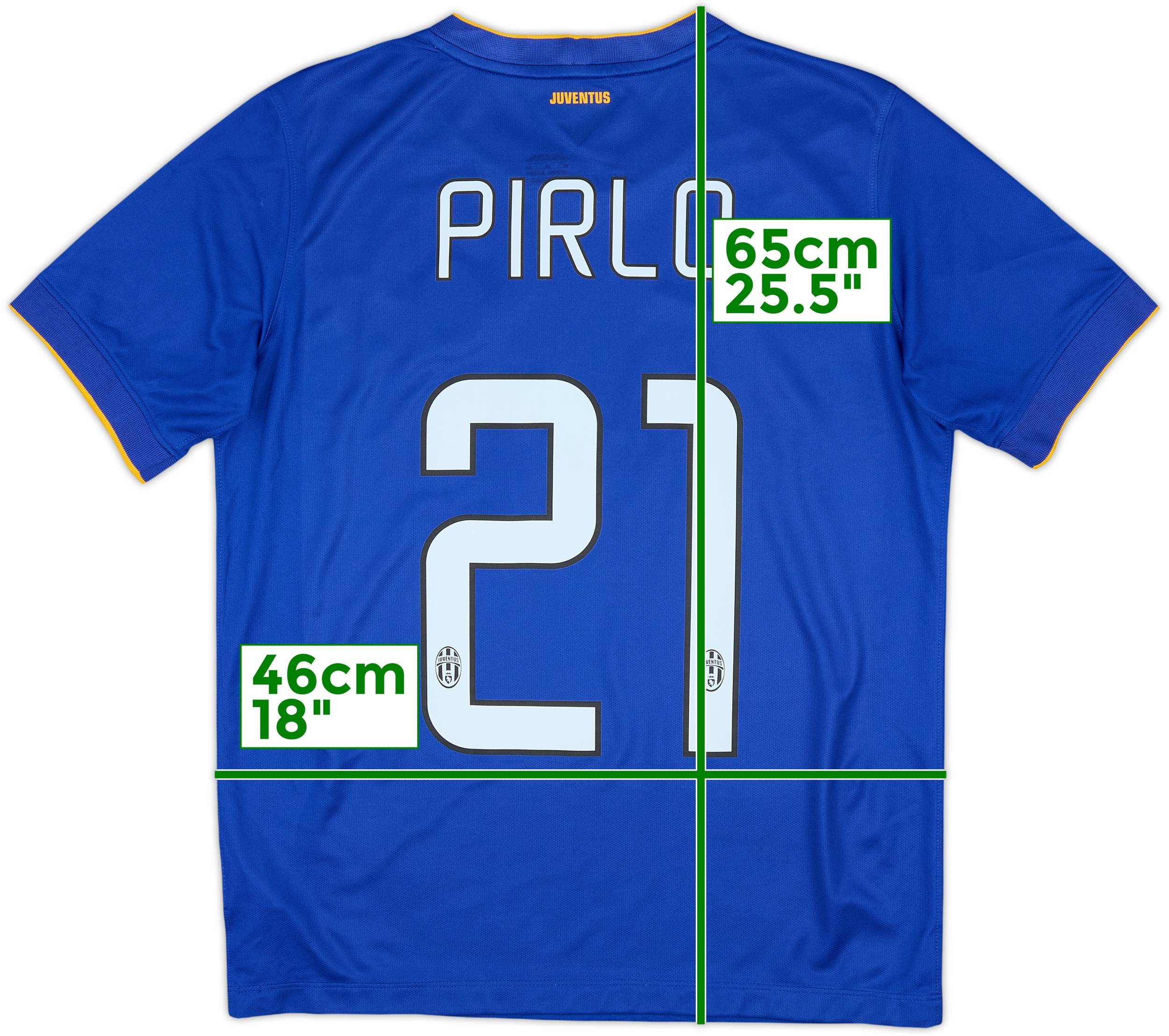 2014-15 Juventus Away Shirt Pirlo #21 - 8/10 - (XL.Boys)