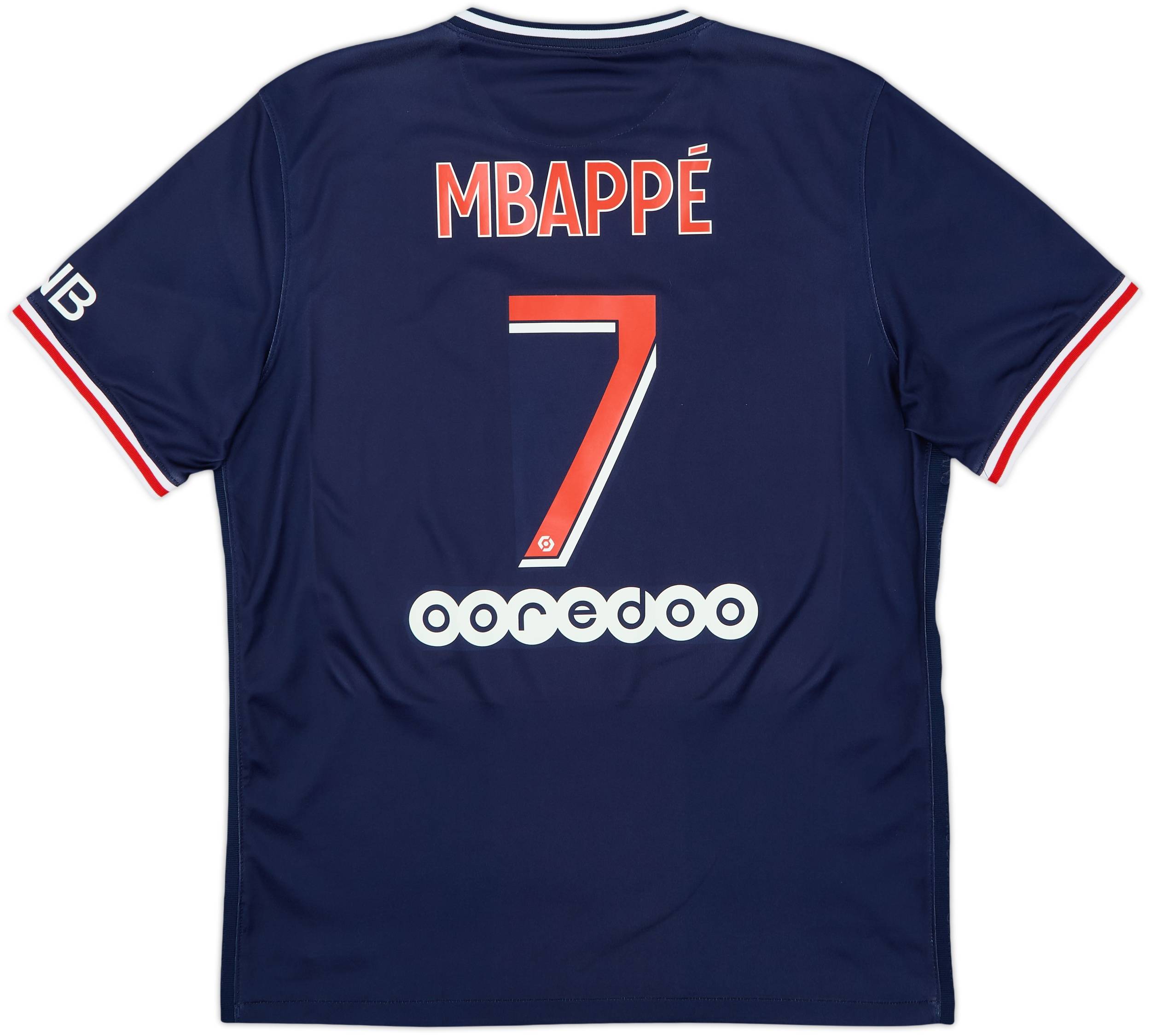 2020/21パリ・サンジェルマン/ NEW / L / #7 / MBAPPÉ 2020-21 Paris Saint-Germain Home Shirt Mbappe #7 - 8/10 - (L)