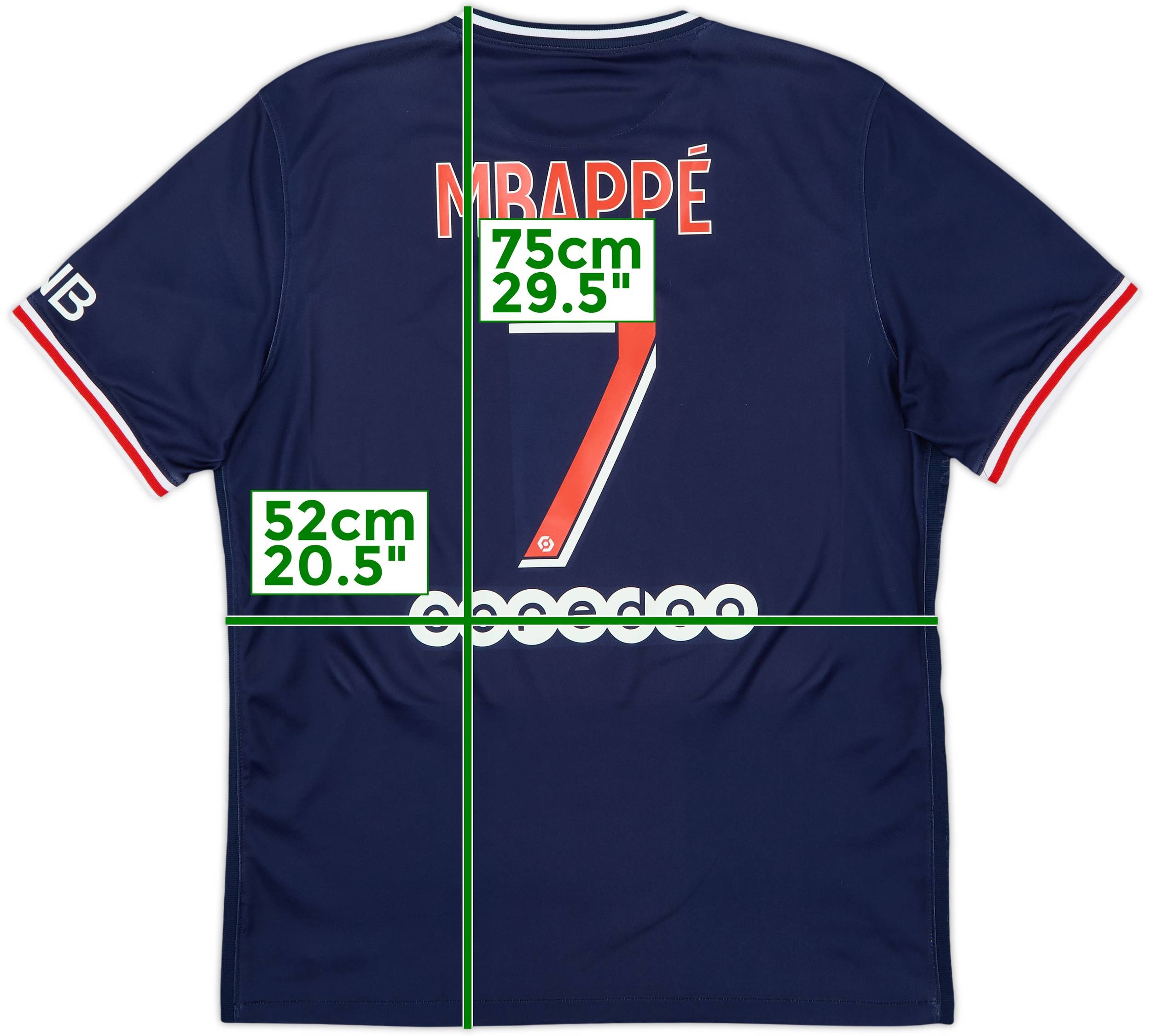 2020/21パリ・サンジェルマン/ NEW / L / #7 / MBAPPÉ PSG 2020/21 Mbappe #7 Away Soccer Jersey Champions League (Medium