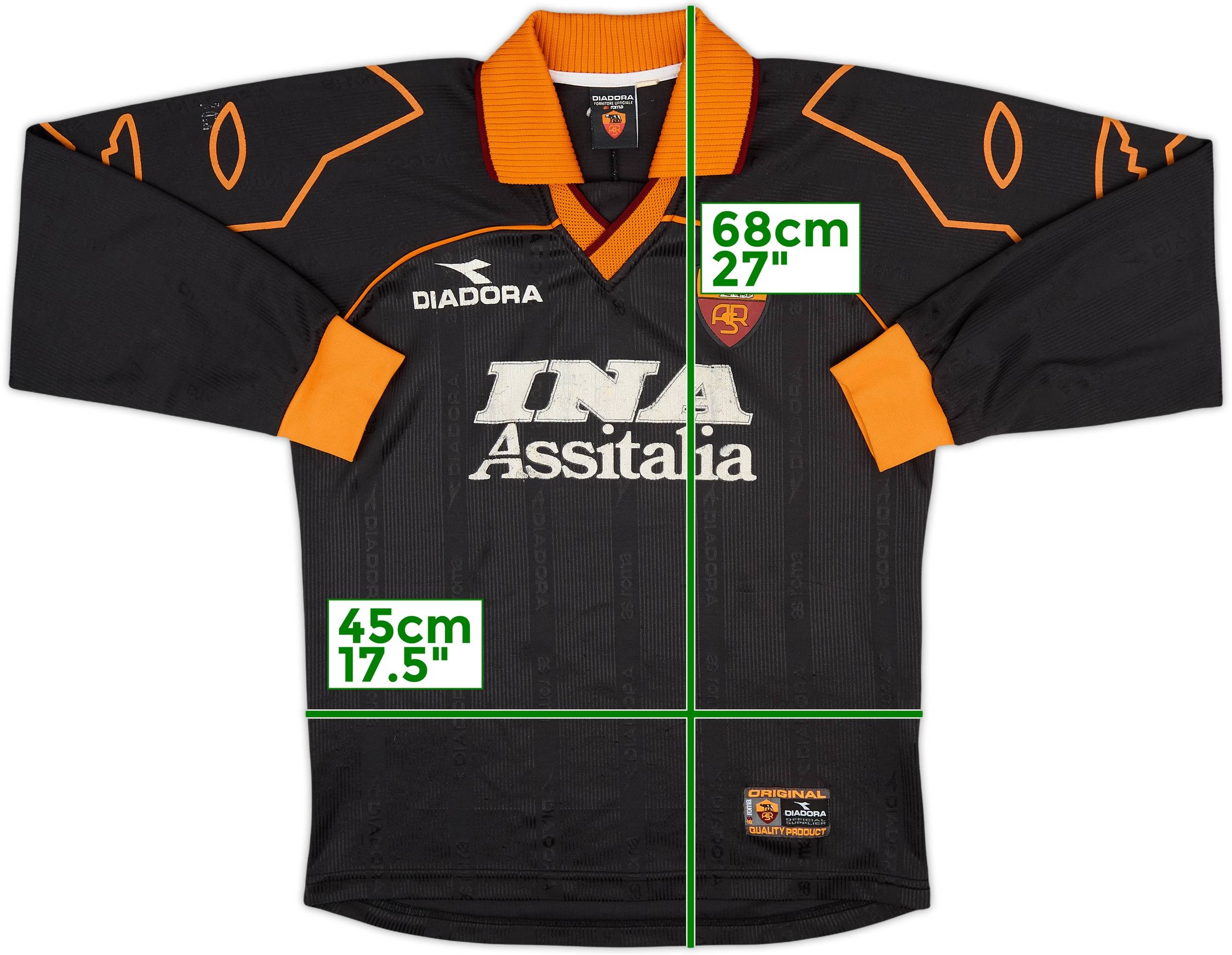 1999-00 Roma Third L/S Shirt - 7/10 - (S)