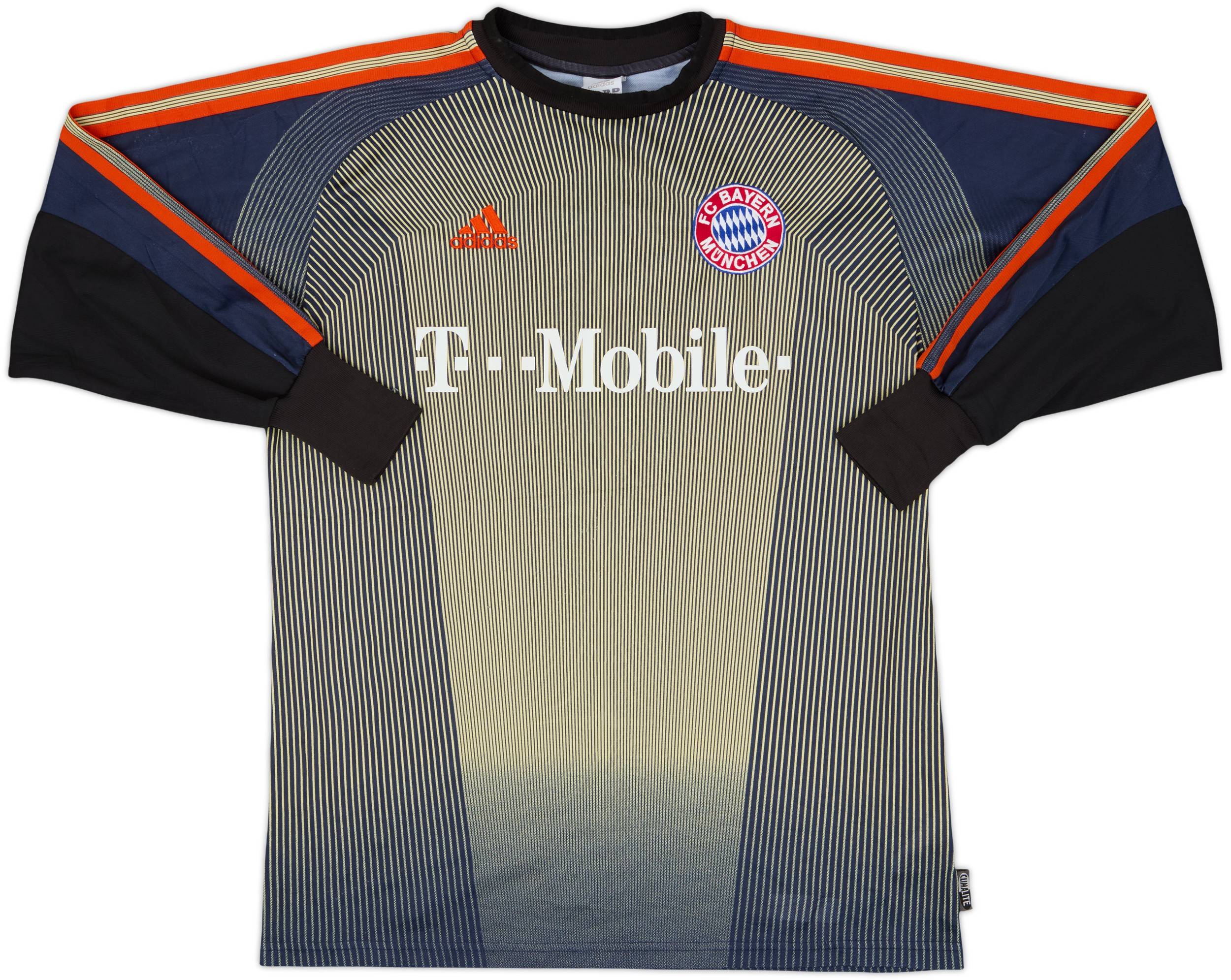 ウェア 2003-04 Bayern Munchen kahn 2003-04 Bayern Munich GK Shirt Kahn #1 - 7/10 - (S)