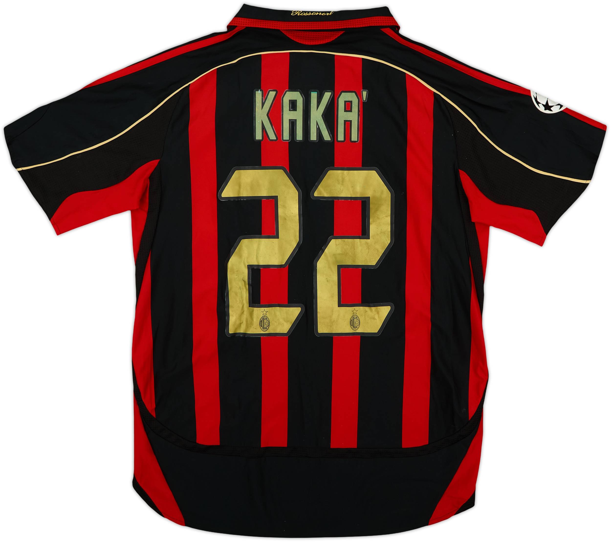 2006-07 AC Milan Home Shirt Kaka' #22 - 5/10 - (M)