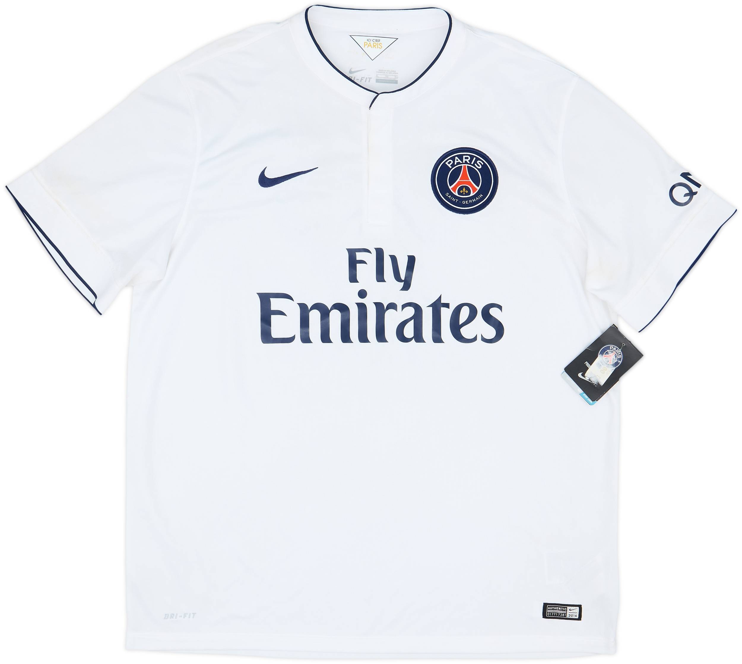 2014-15 Paris Saint-Germain Away Shirt David Luiz #32 (XL)