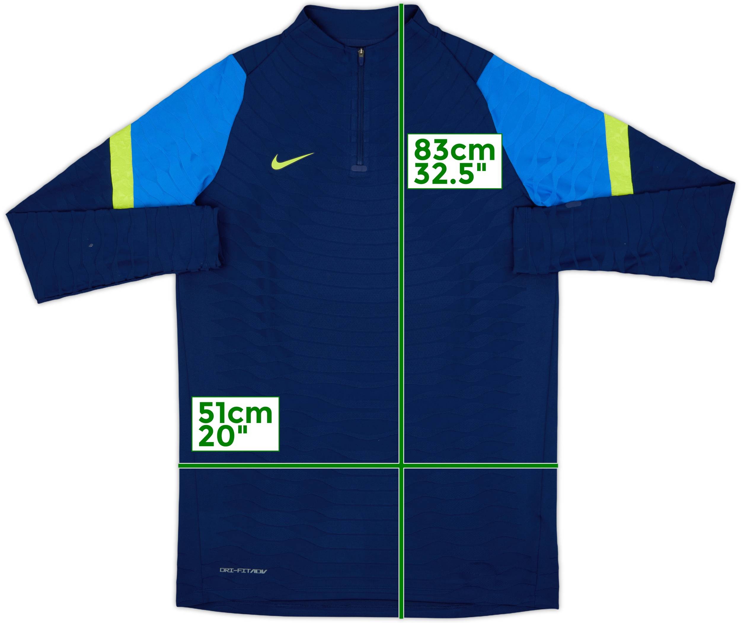 2021-22 Tottenham Nike Dri-Fit ADV 1/4 Zip Drill Top - 9/10 - (L)