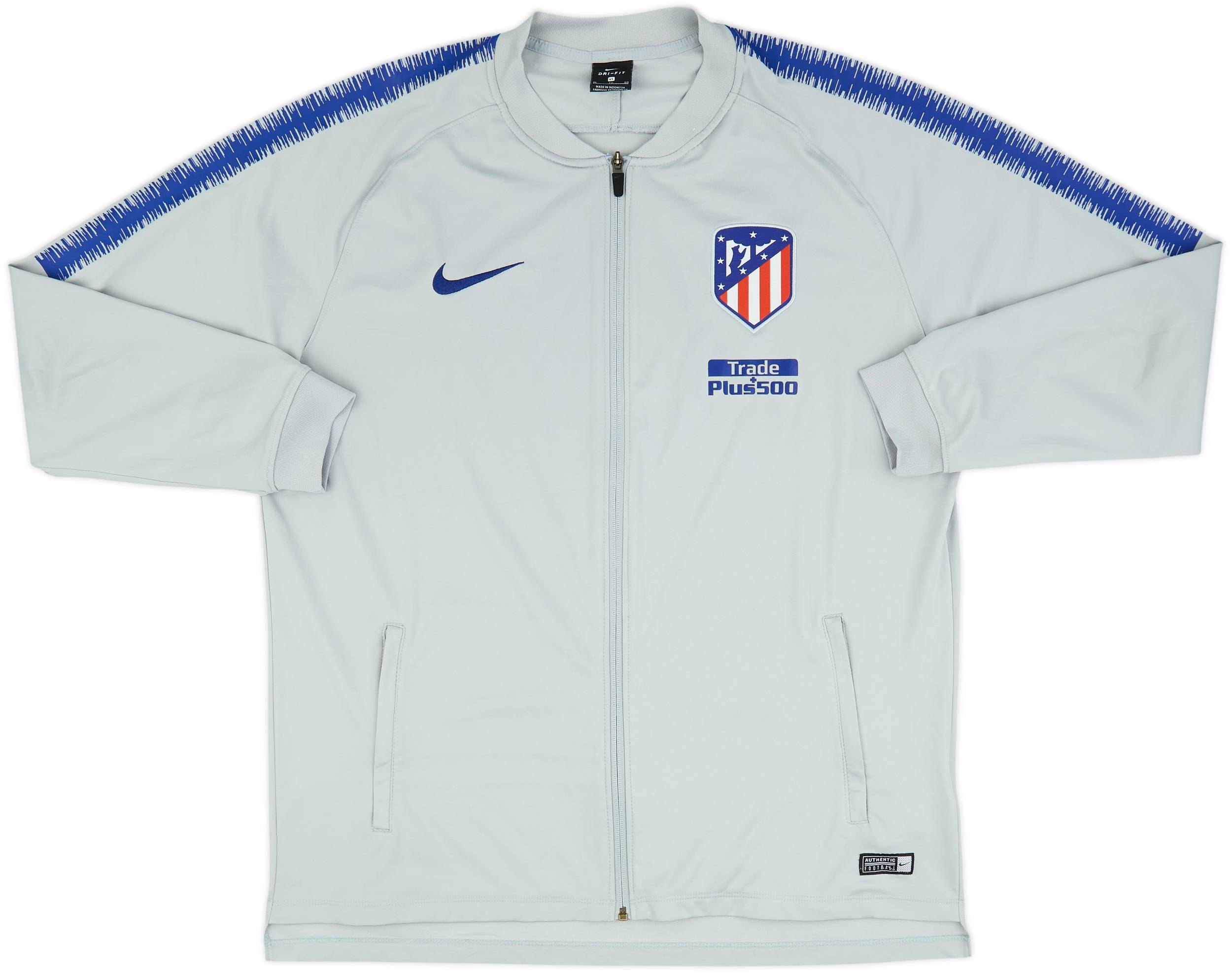 ウェア Nike Atletico Madrid 18-19 Anthem Jacket Atletico Madrid Training Jacket Anthem - Sport Red/Deep Royal Blue