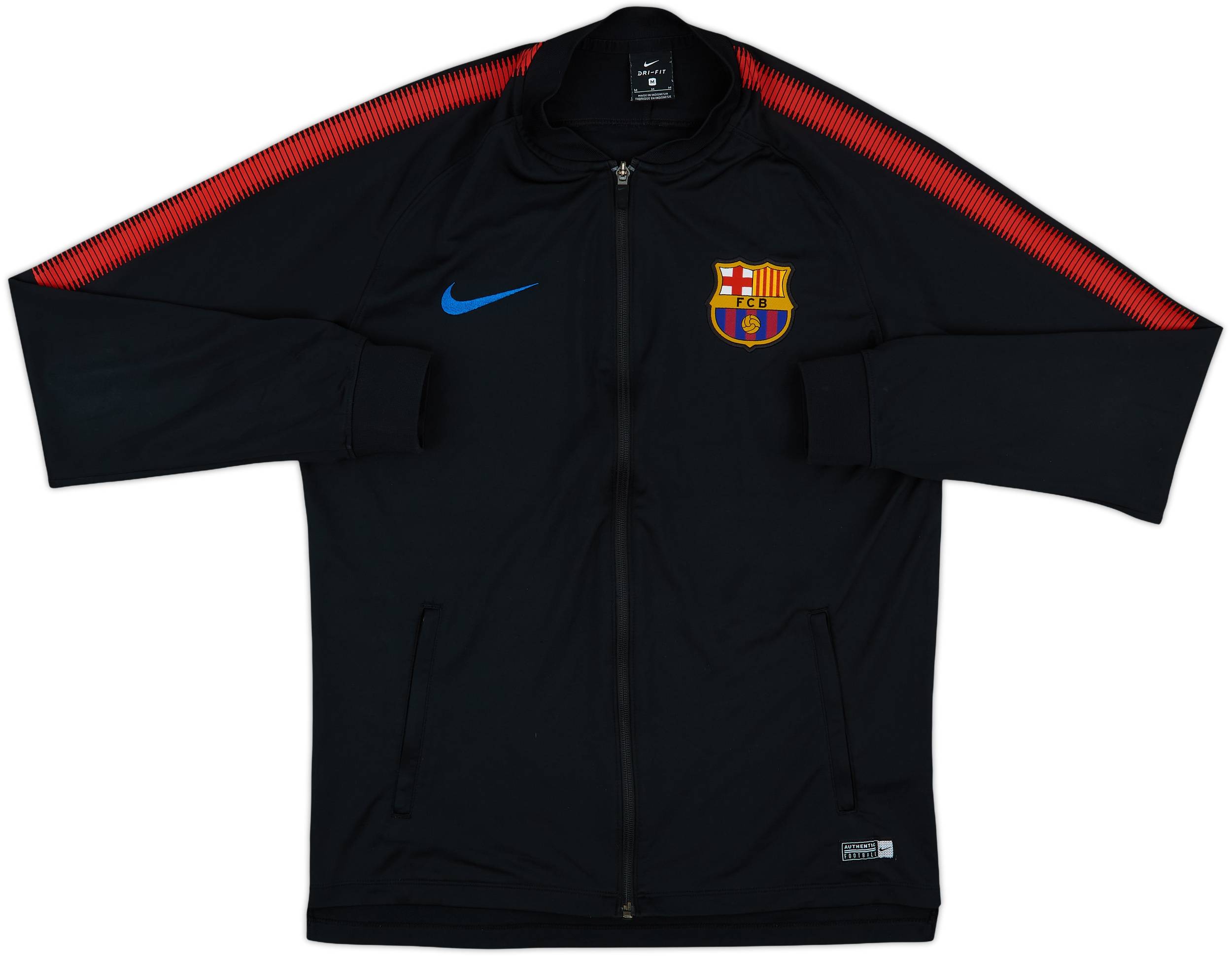 2017-18 Barcelona Nike Track Jacket - 9/10 - (M)