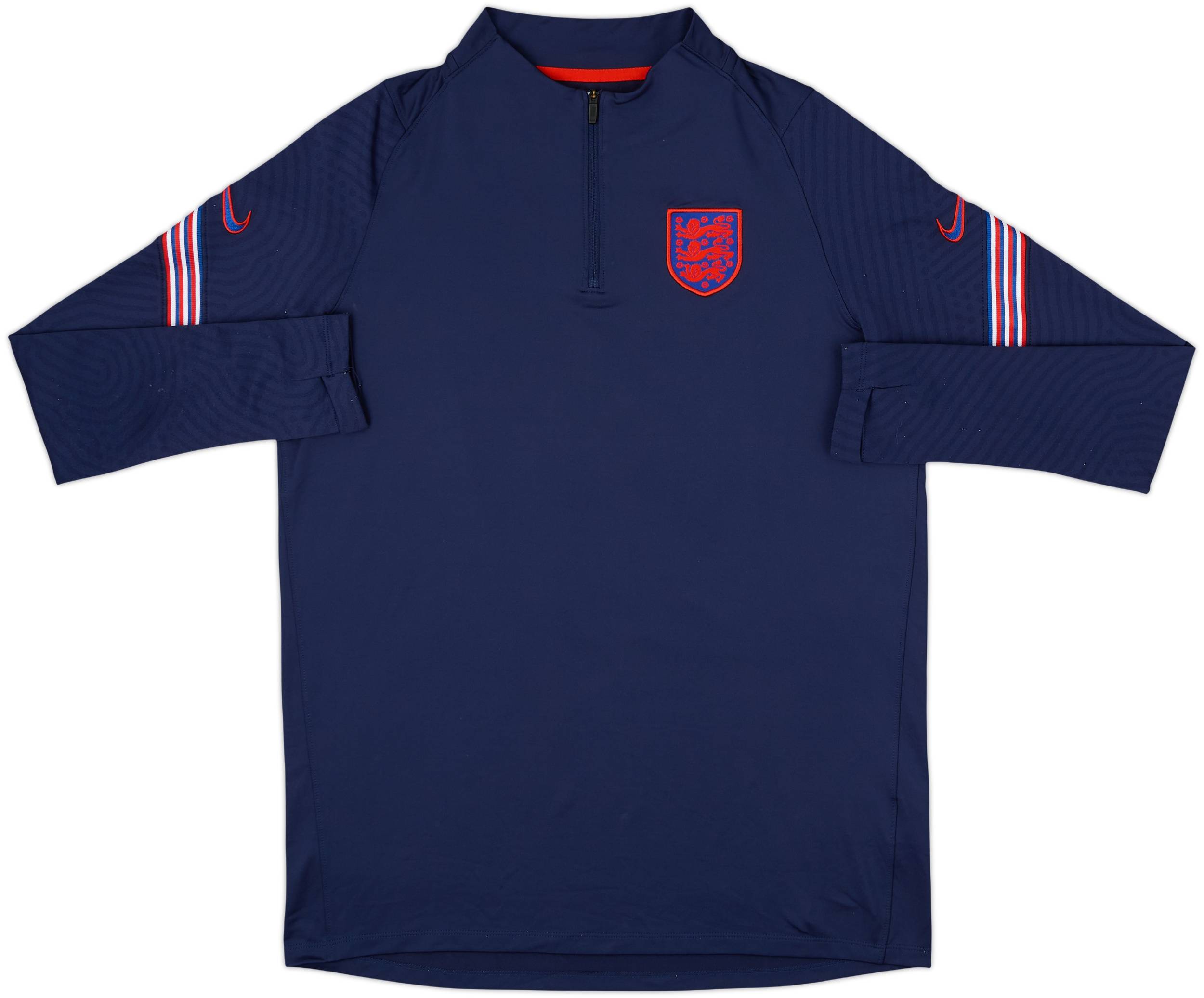 2020-21 England Nike 1/4 Zip Drill Top - 6/10 - (L)
