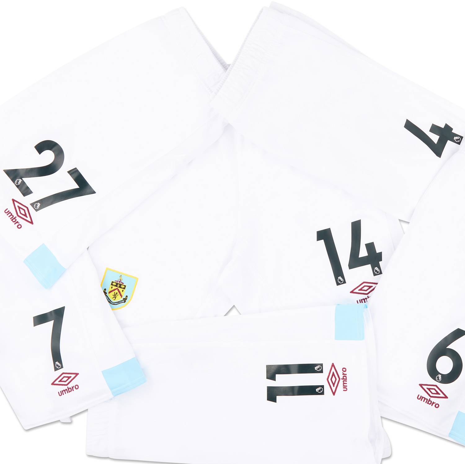 2021-22 Burnley Match Issue Away Shorts # (Excellent)