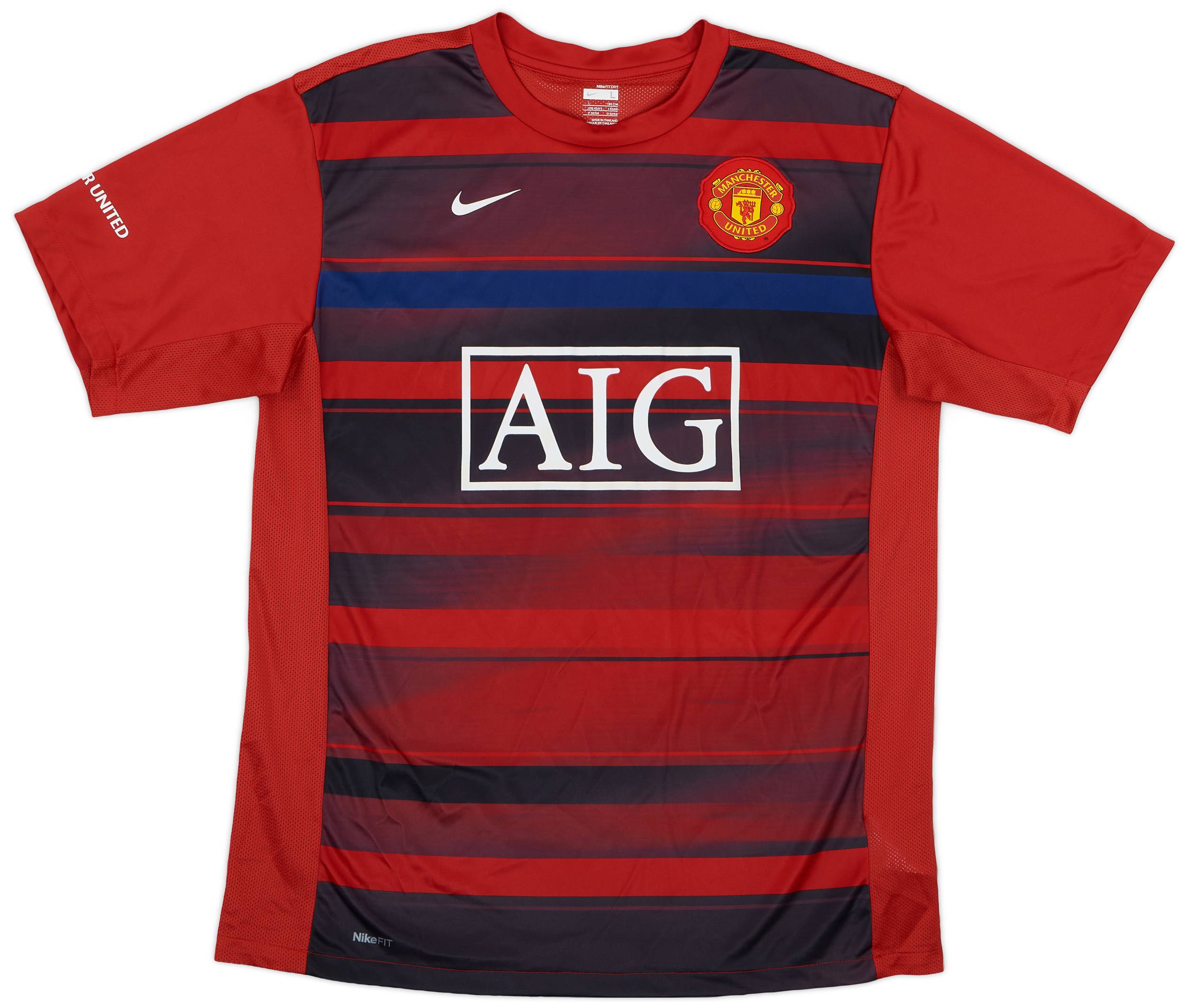 2009-10 Manchester United Nike Training Shirt - 8/10 - (L)