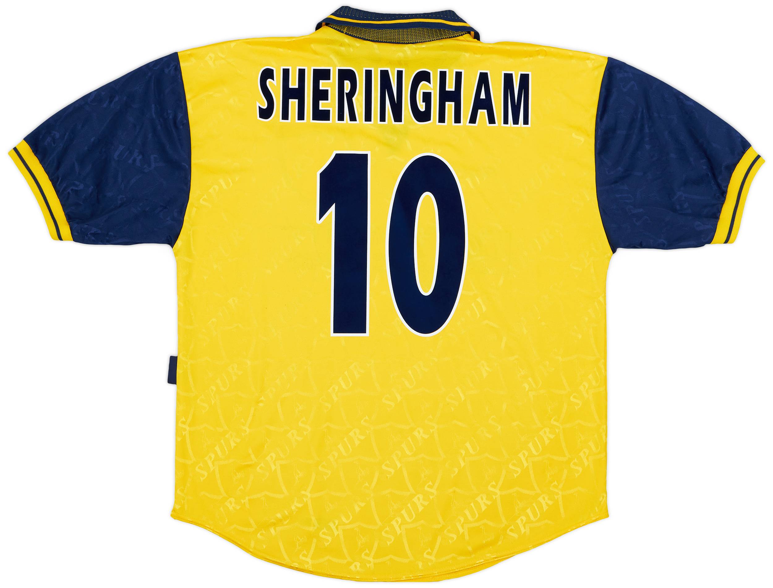 1995-97 Tottenham Third Shirt Sheringham #10 - 8/10 - (L)