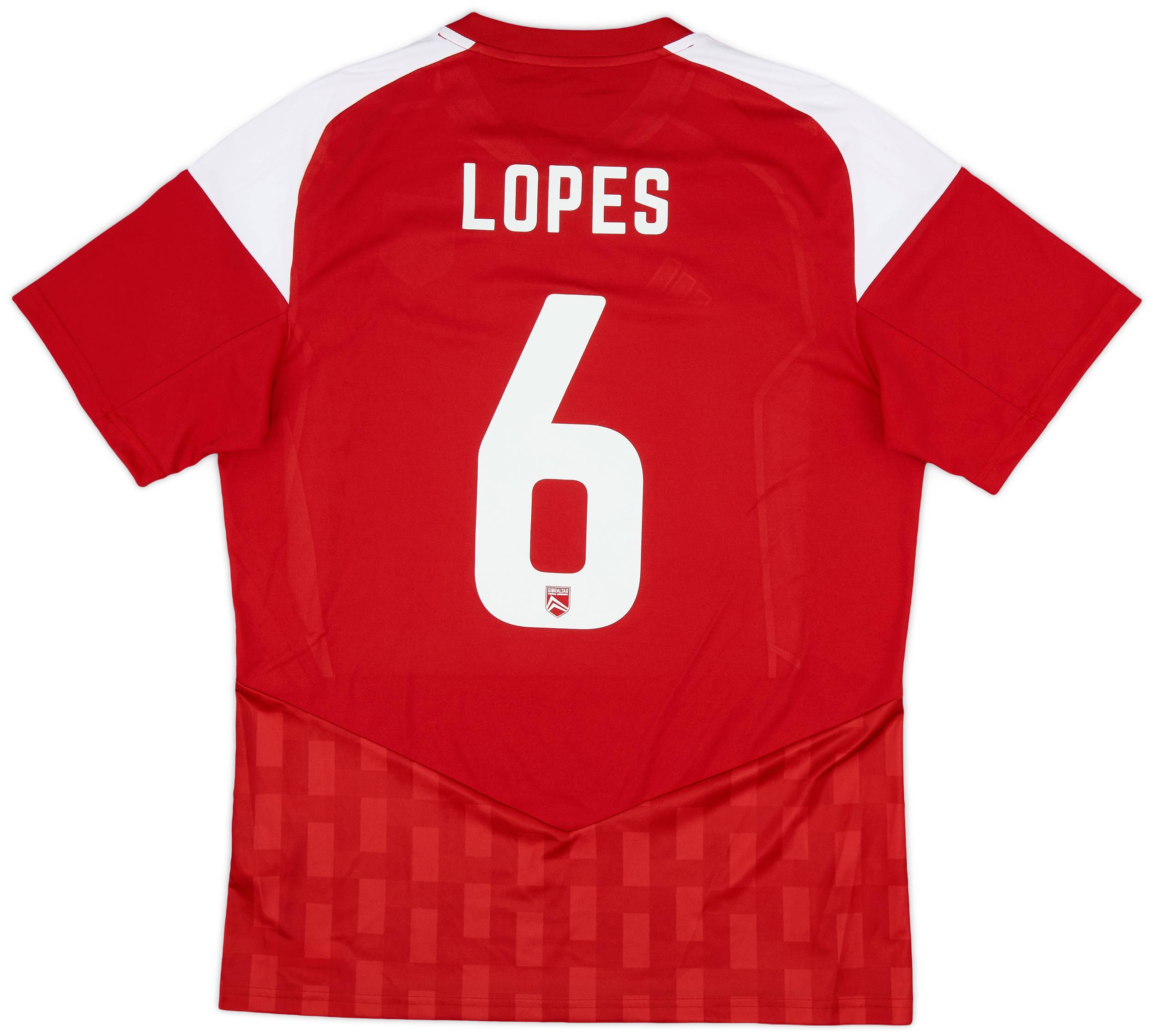 2024 Gibraltar Match Issue Home Shirt Lopes #6
