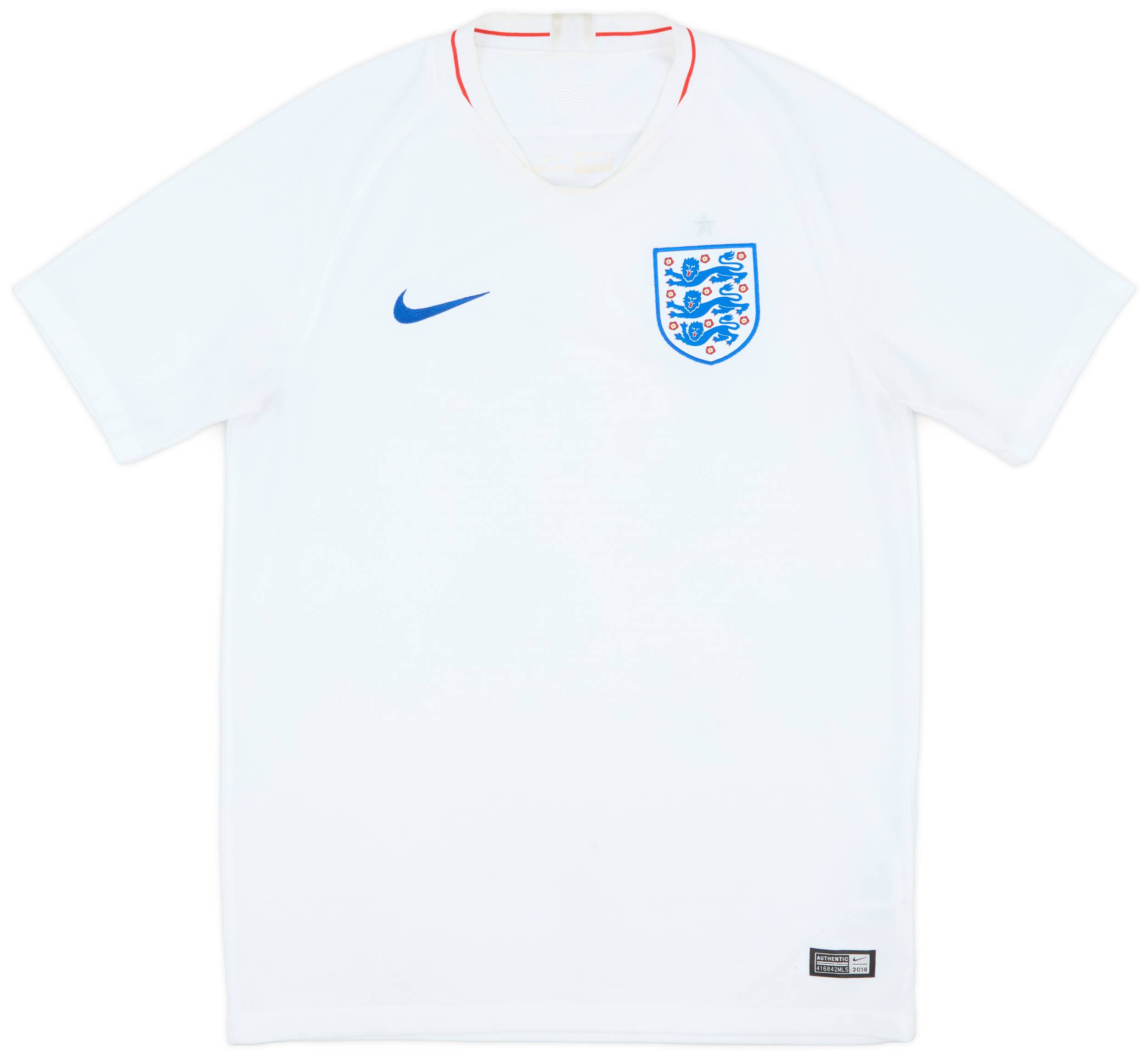 2018-19 England Home Shirt - 5/10 - (M)