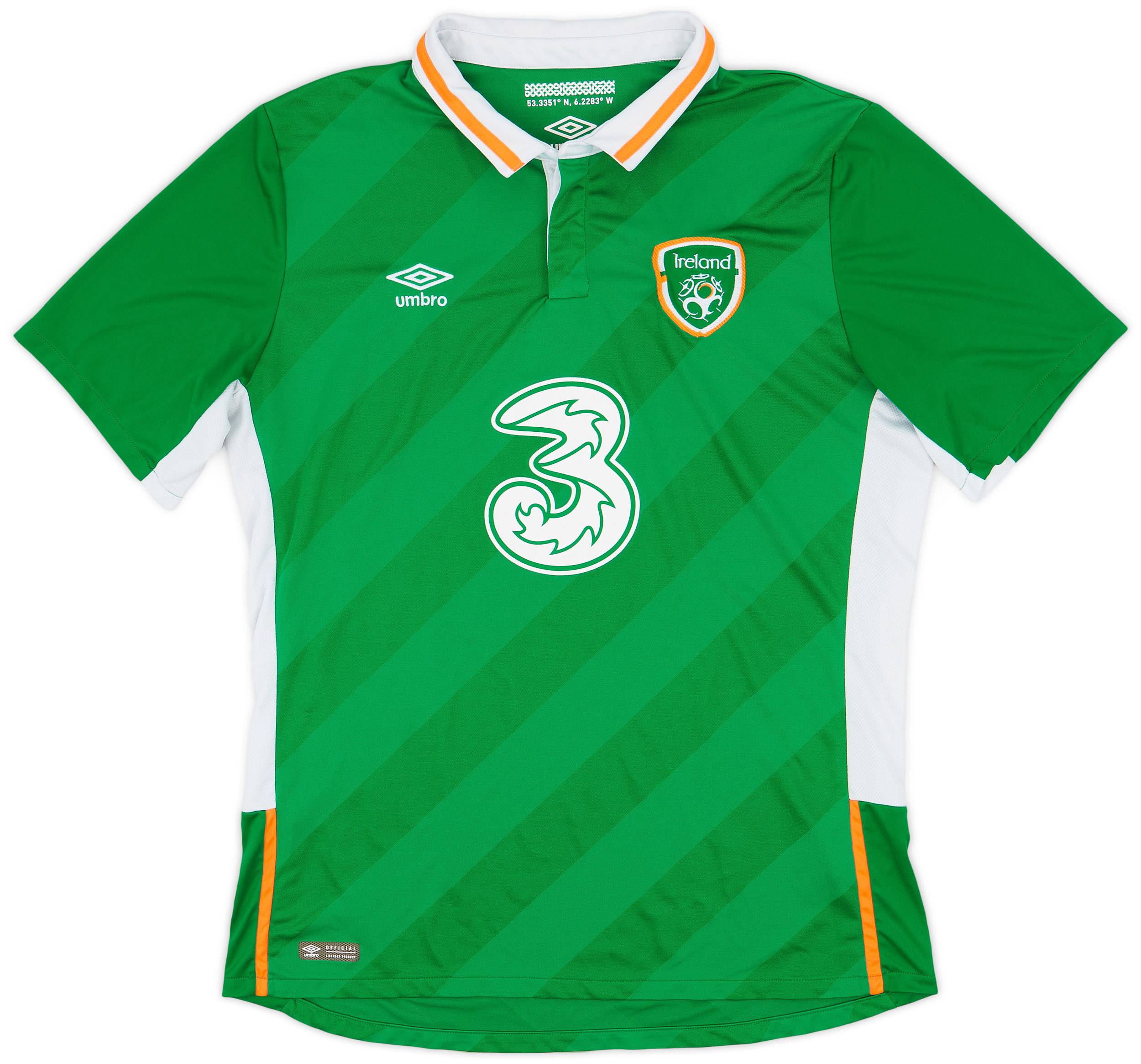 2016-17 Ireland Home Shirt - 8/10 - (XL)