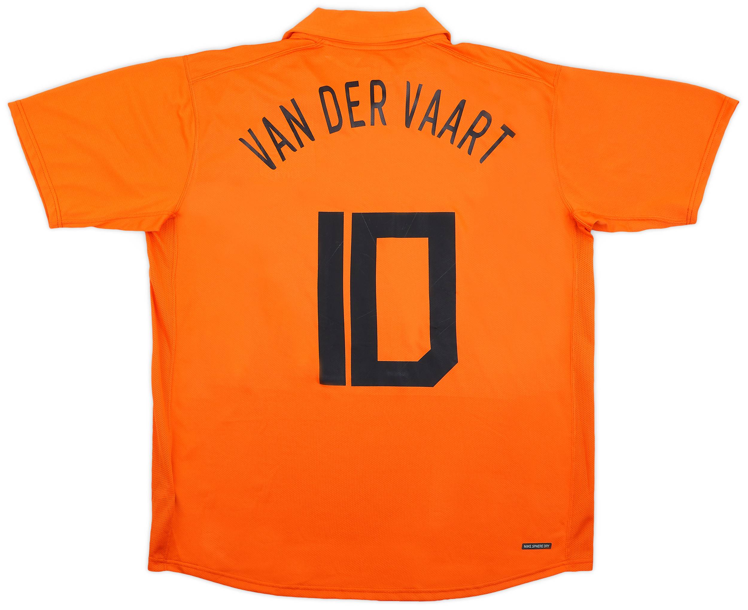 2006-08 Netherlands Home Shirt Van der Vaart #10 - 9/10 - (XL)
