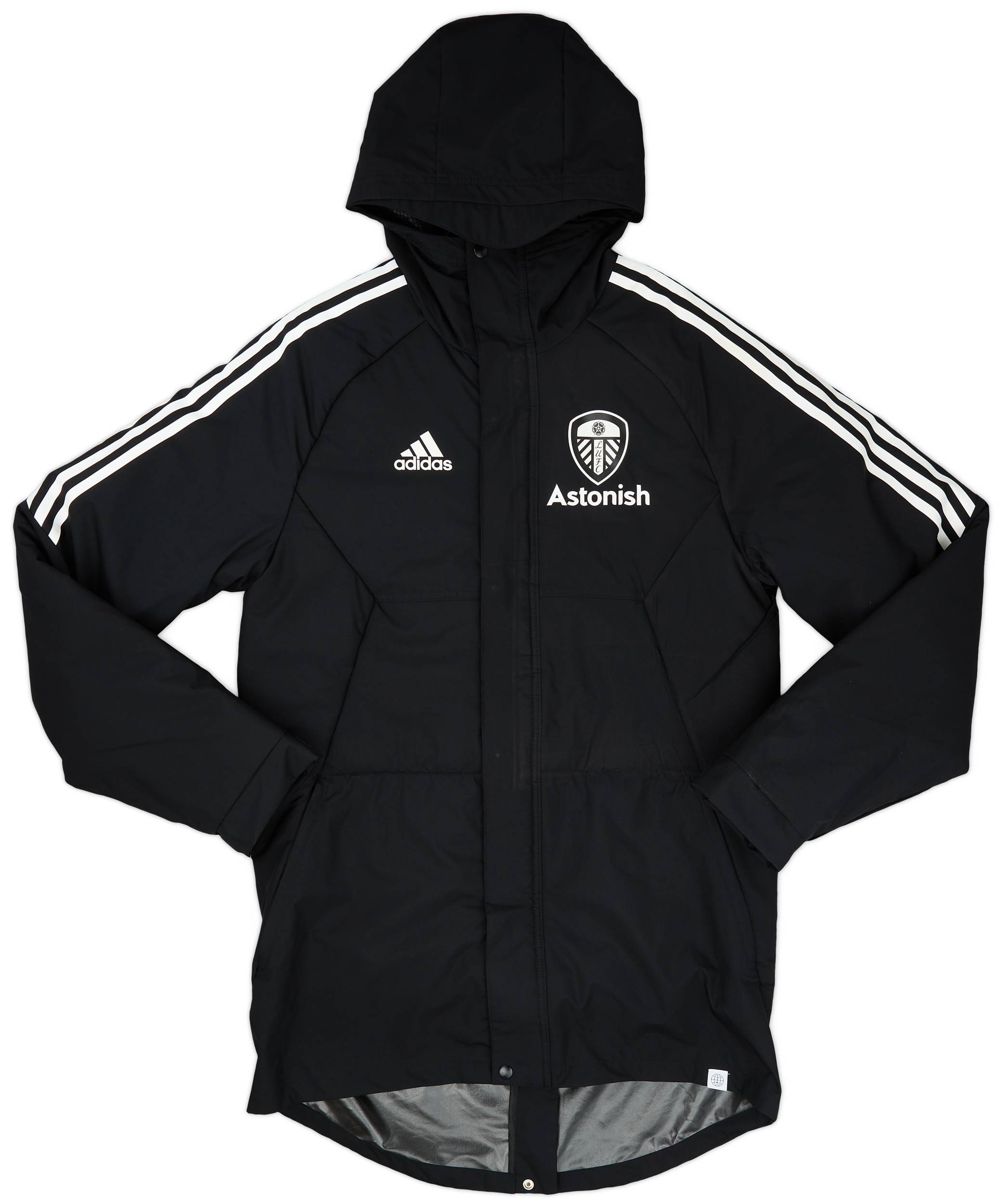 LEEDS UNITED adidas オールウェザージャケット 2023-24 Leeds United adidas 1/4 Zip Hooded Top