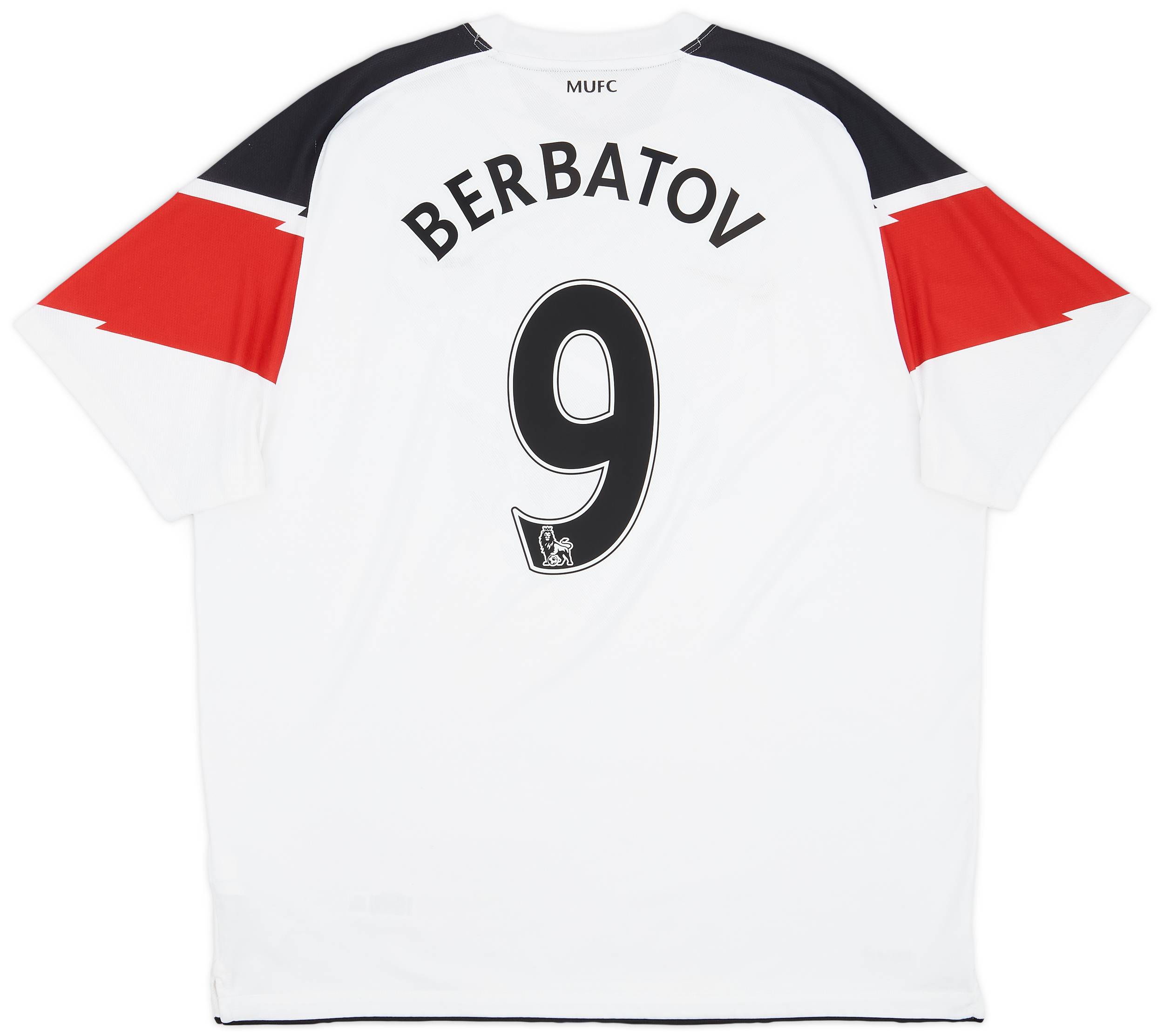 2010-12 Manchester United Away Shirt Berbatov #9 - 8/10 - (XL)