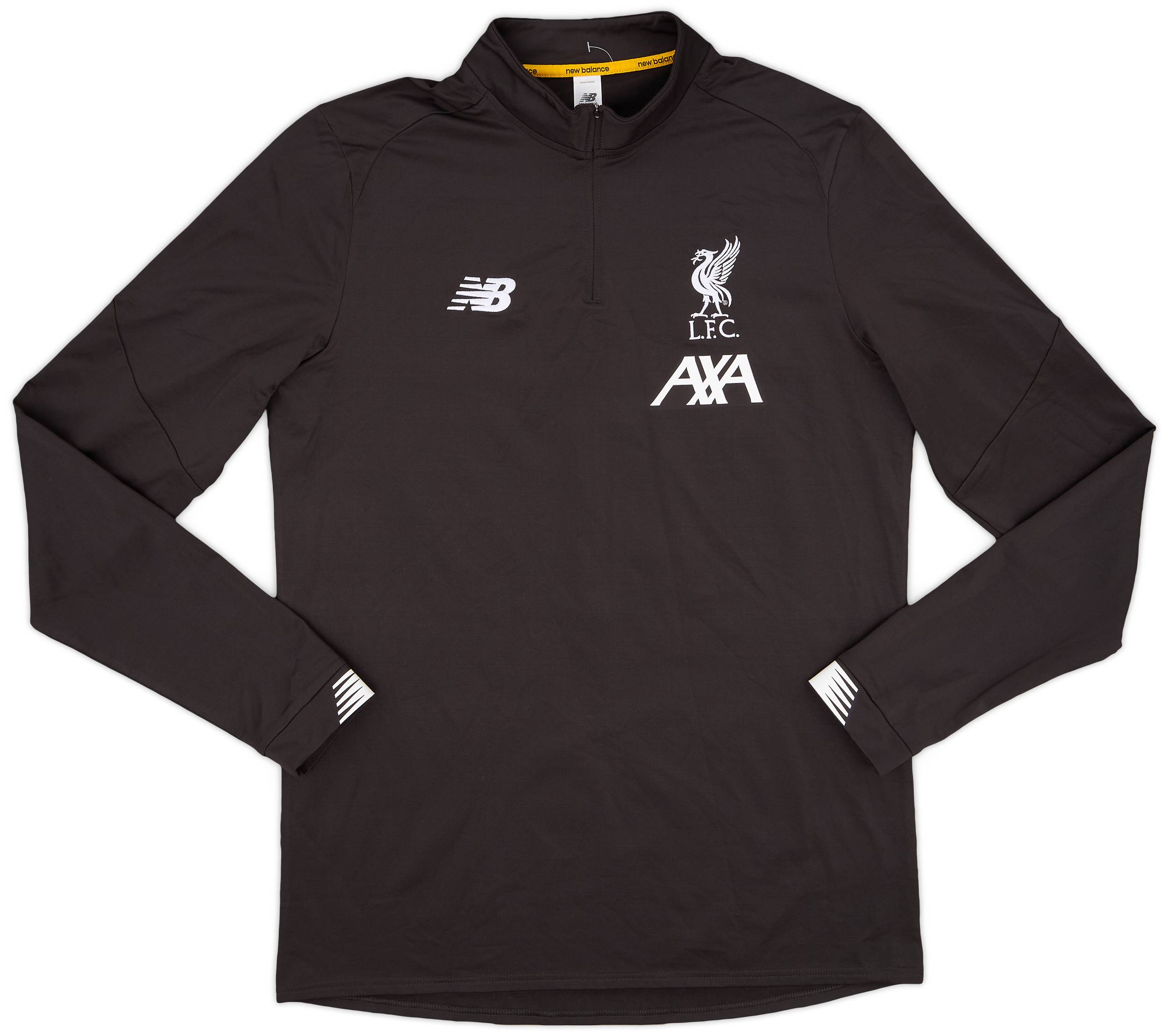 2019-20 Liverpool New Balance 1/4 Zip Drill Top - 9/10 - (XL)