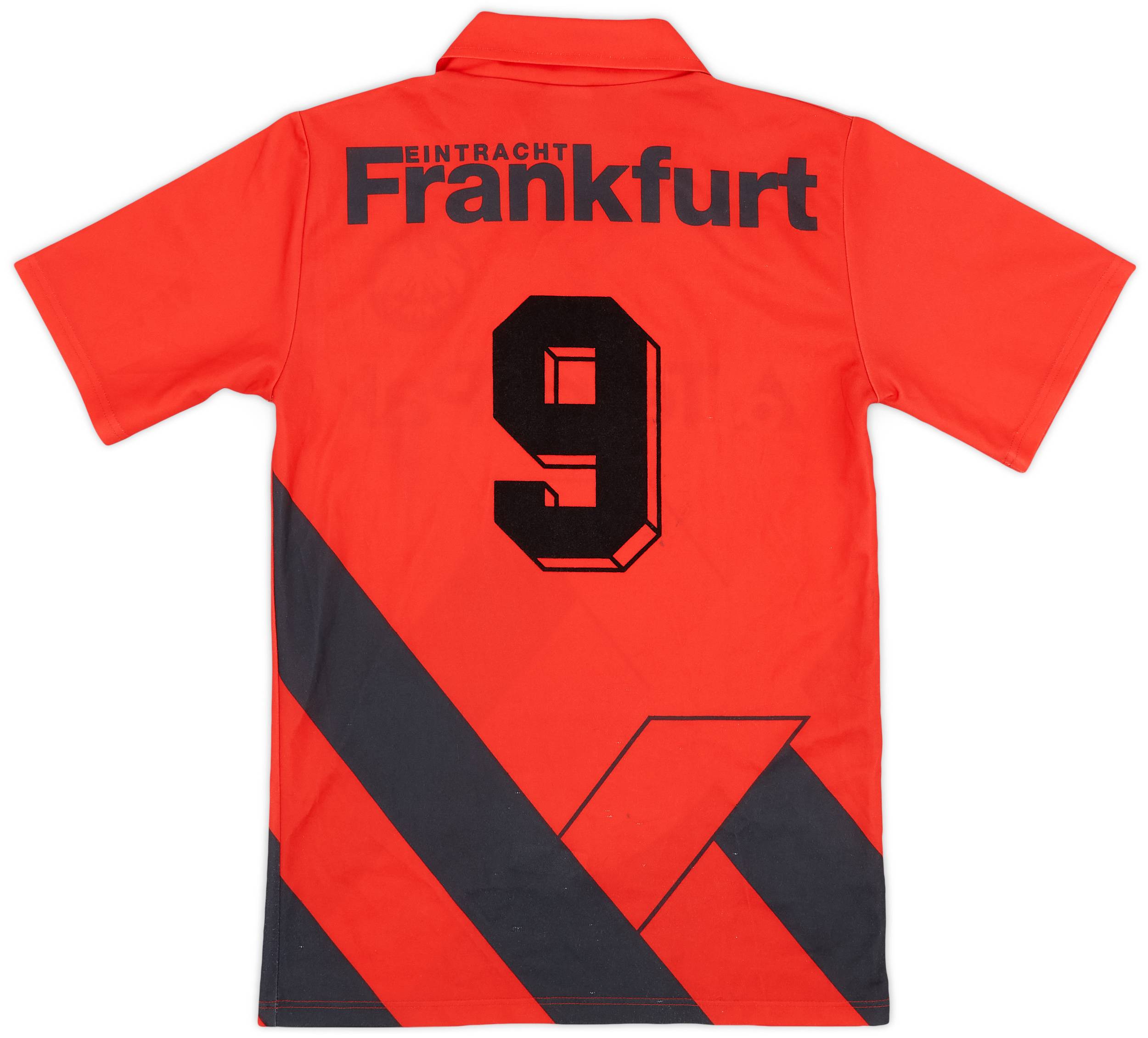1993-94 Eintracht Frankfurt Home Shirt #9 - 7/10 - (XS)