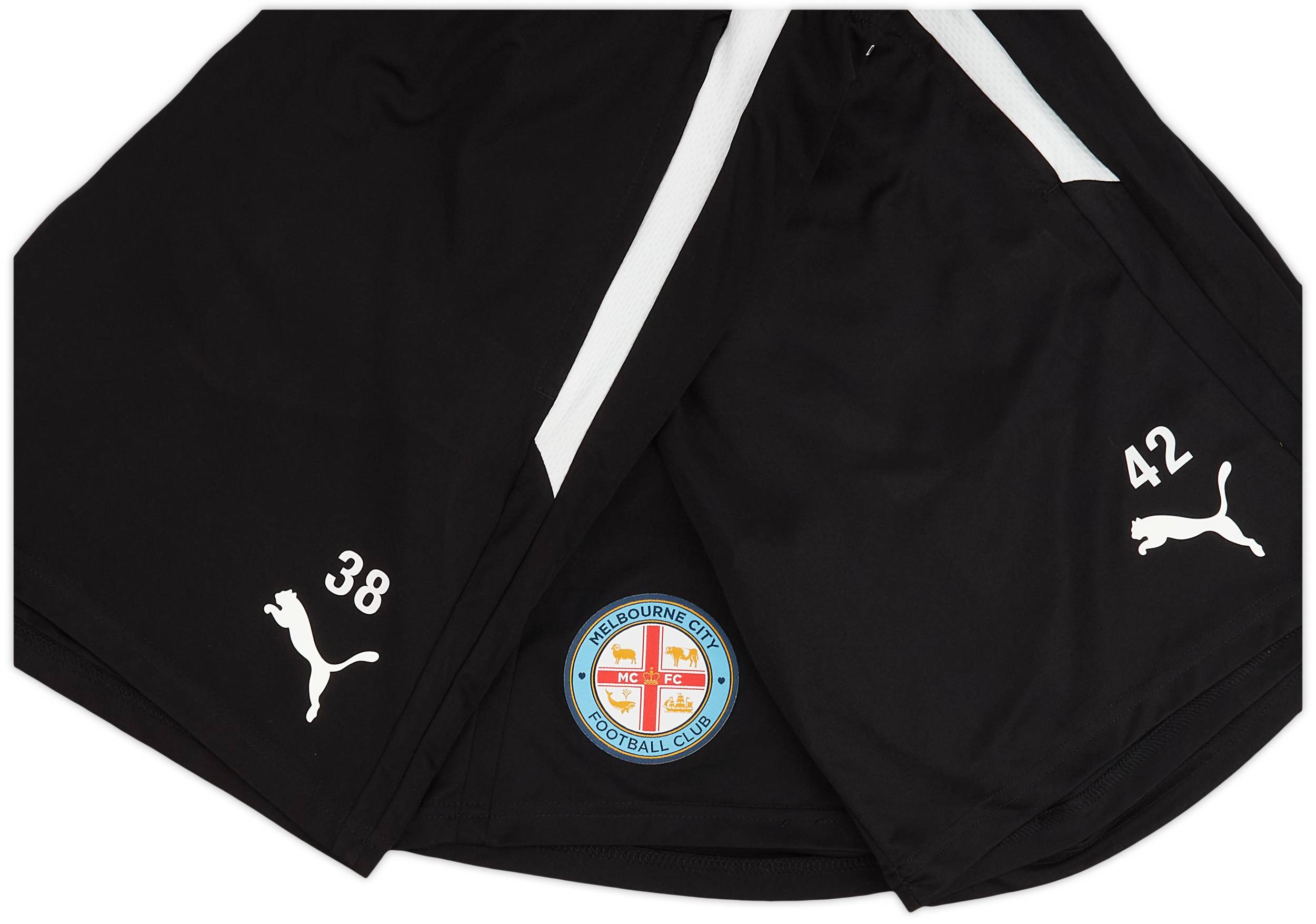 2021-22 Melbourne City Player Issue Training Shorts #- 7/10