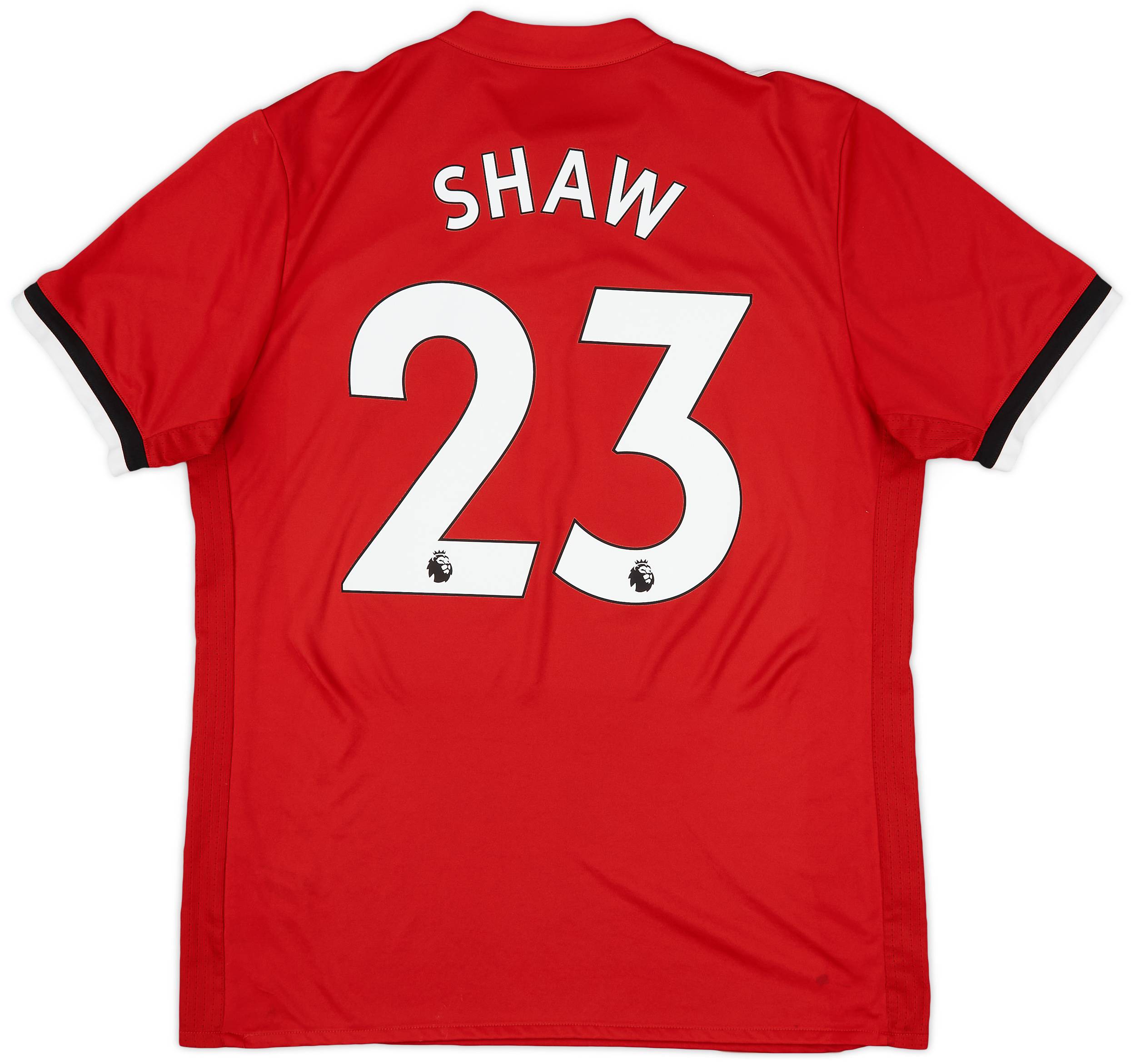 2017-18 Manchester United Home Shirt Shaw #23 - 10/10 - (L)