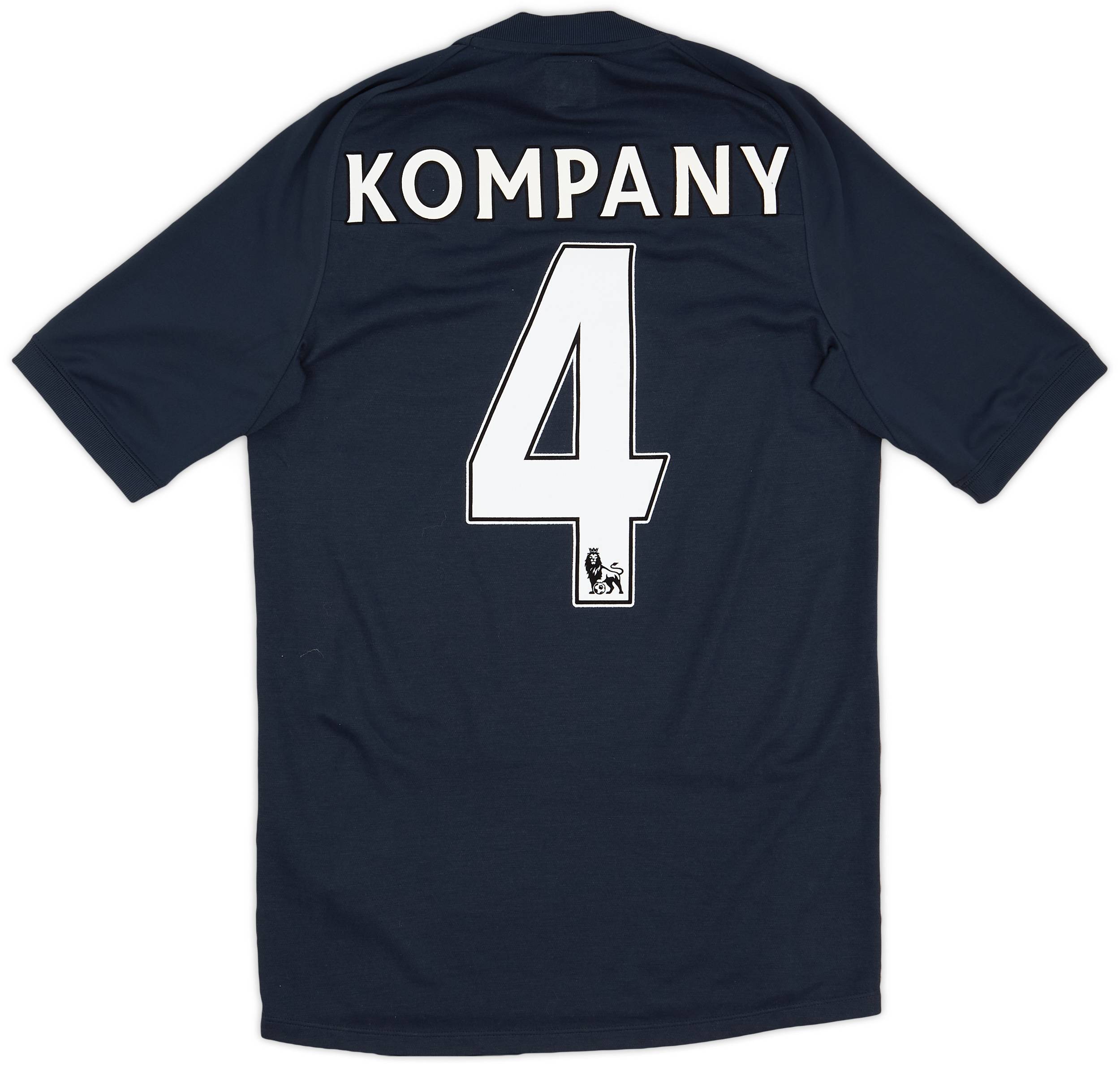 2010-12 Manchester City Away Shirt Kompany #4 (S)