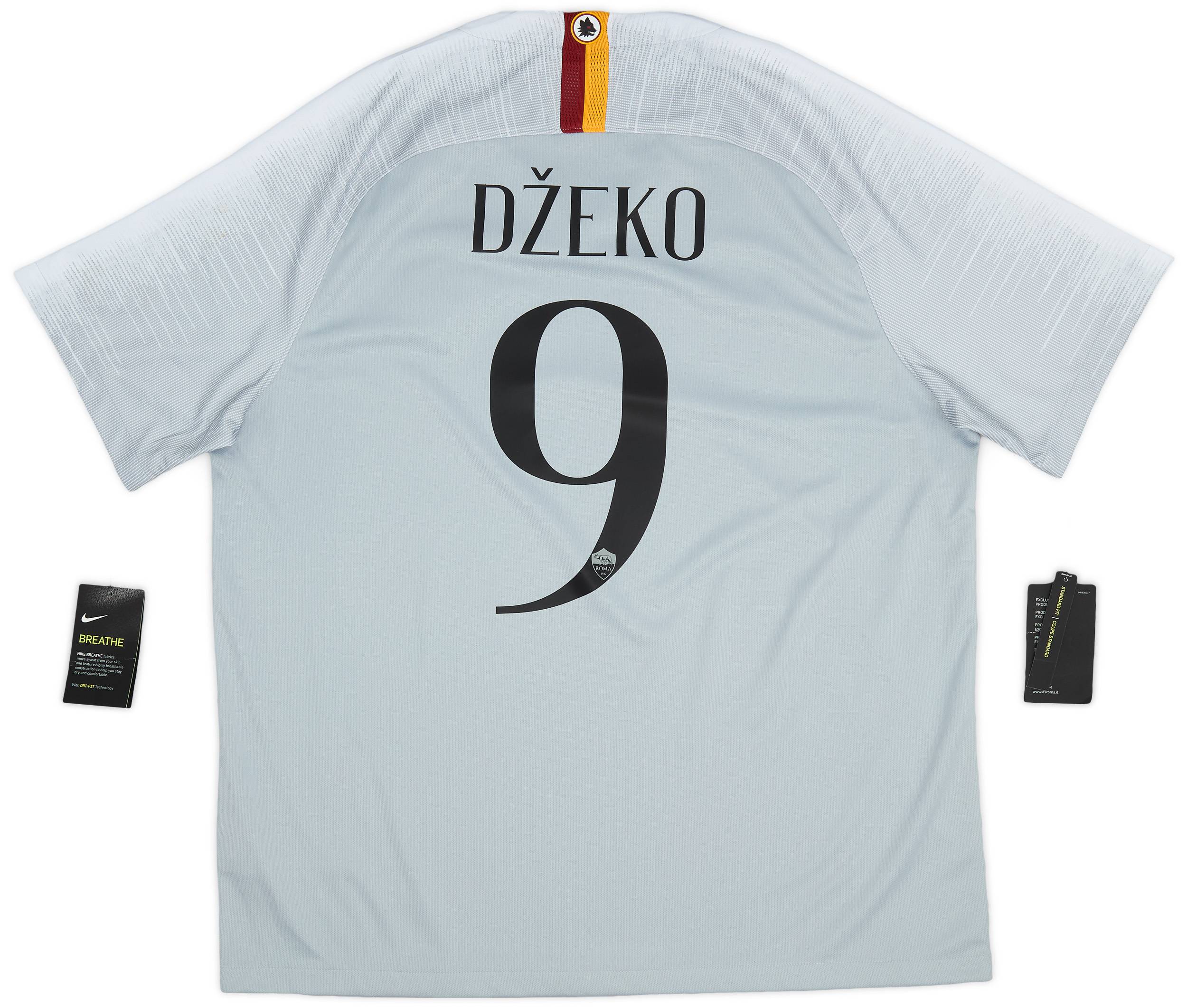 2018-19 Roma Away Shirt Dzeko #9 (XL)