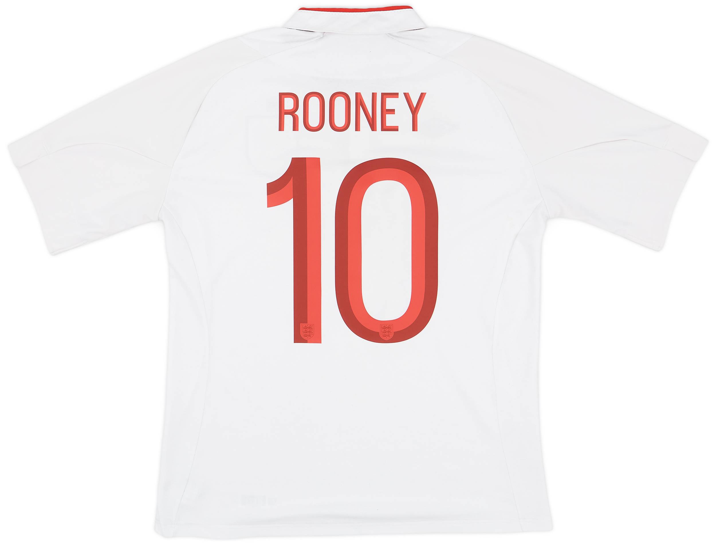 2012-13 England Home Shirt Rooney #10 - 7/10 - (M/L)