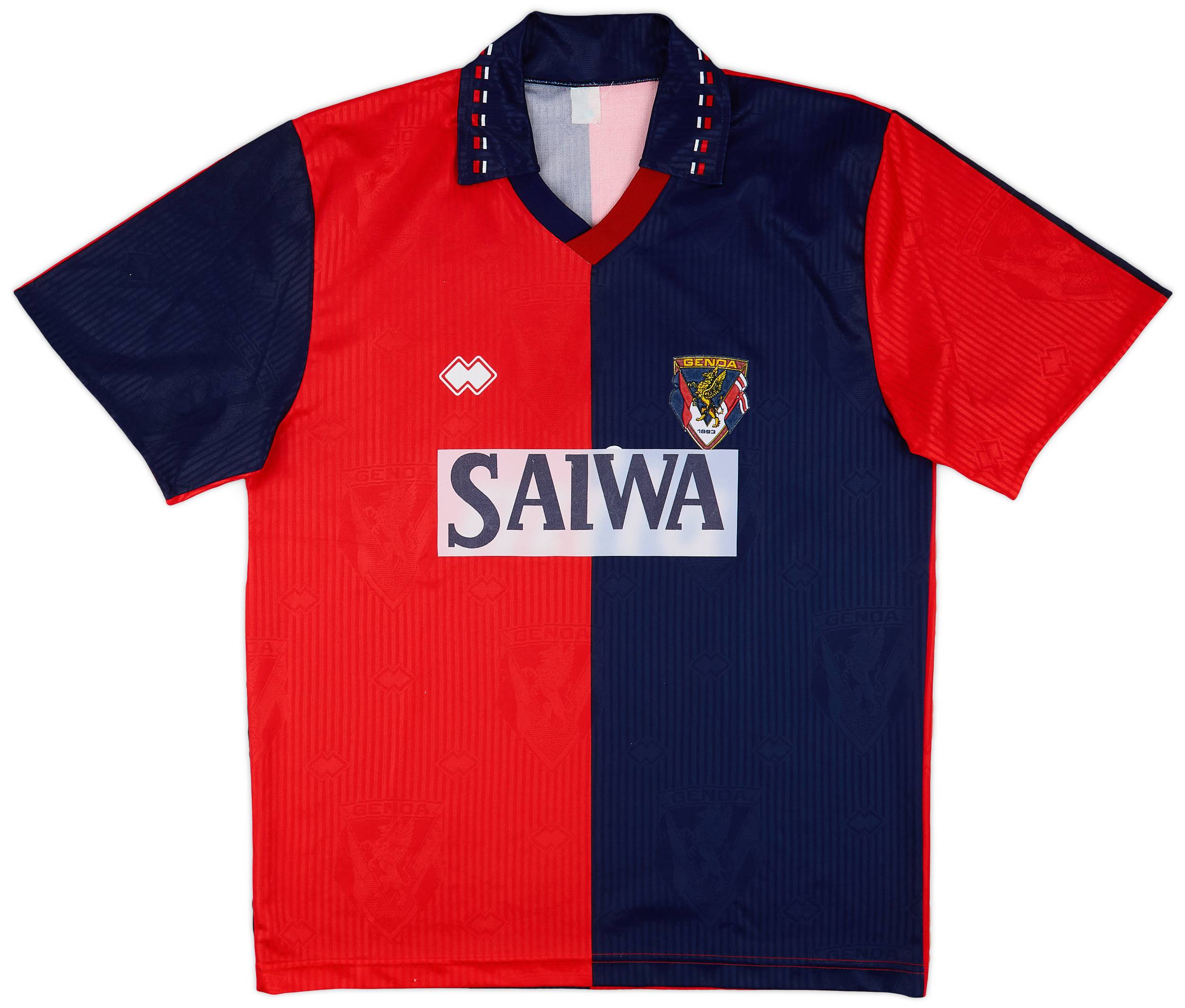1991-92 Genoa Home Shirt #10 - 9/10 - (L)