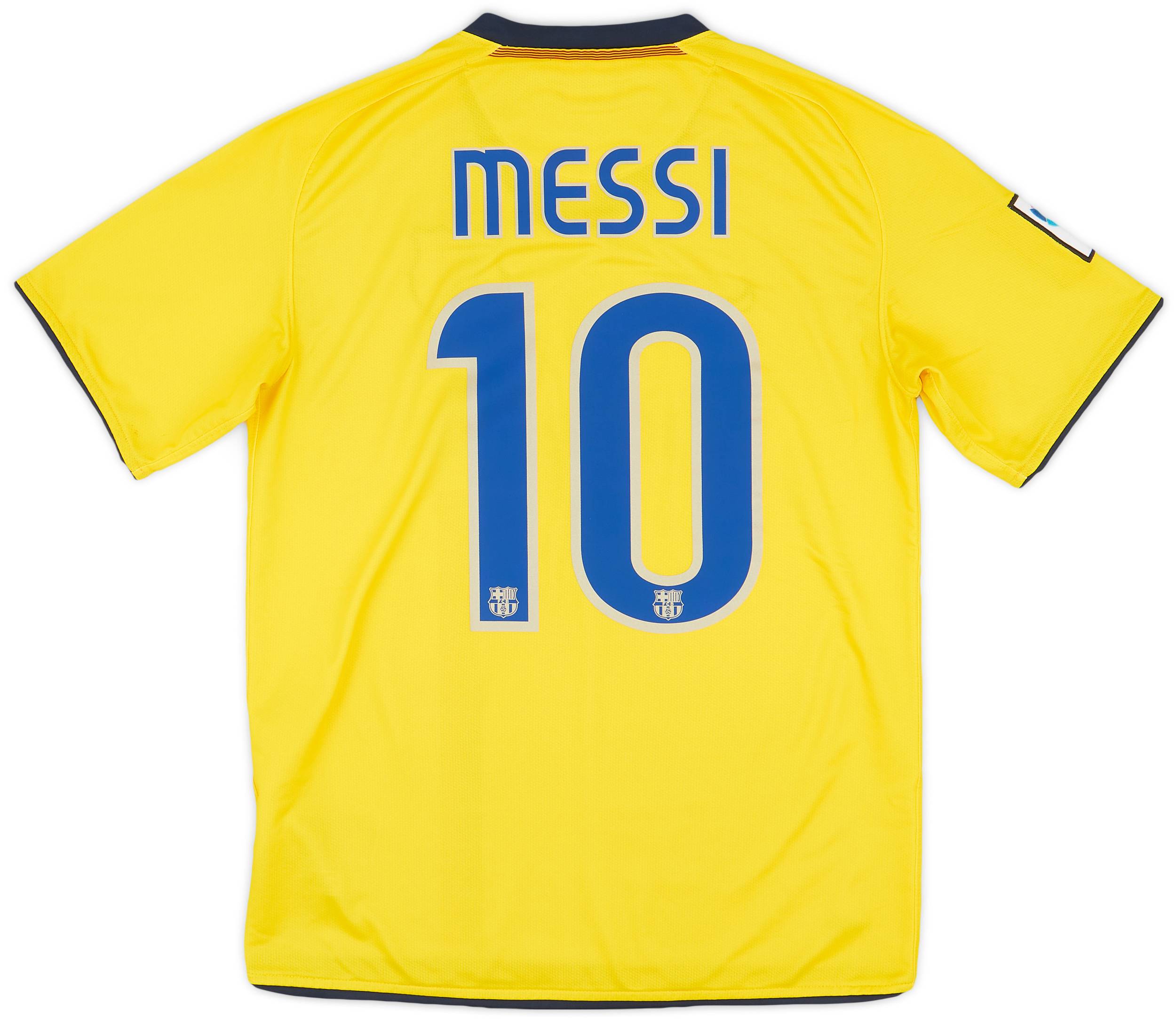 2008-10 Barcelona Away Shirt Messi #10 - 9/10 - (S)