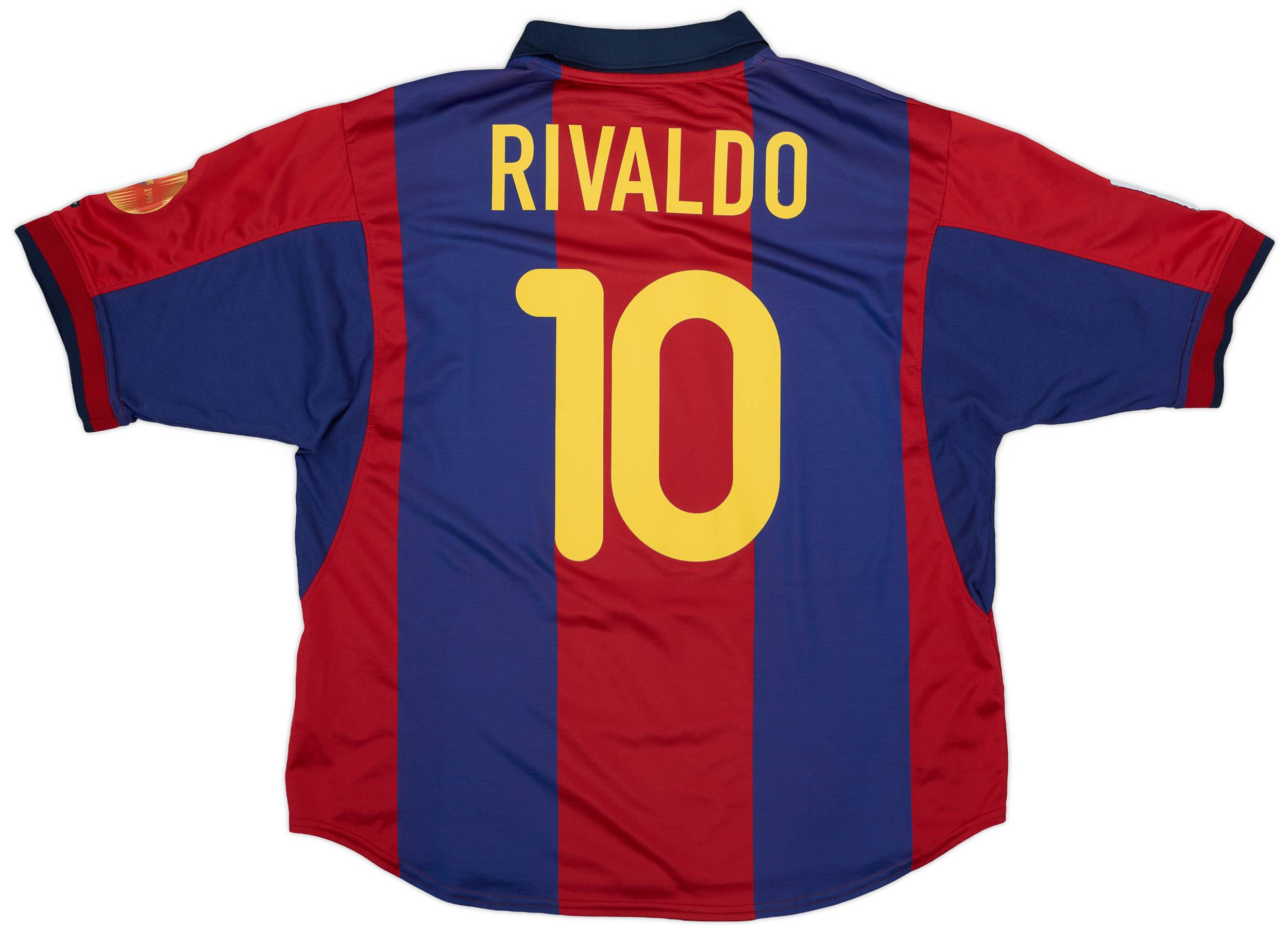 2000 01 Barcelona Home Shirt Rivaldo 10 6 10 XL