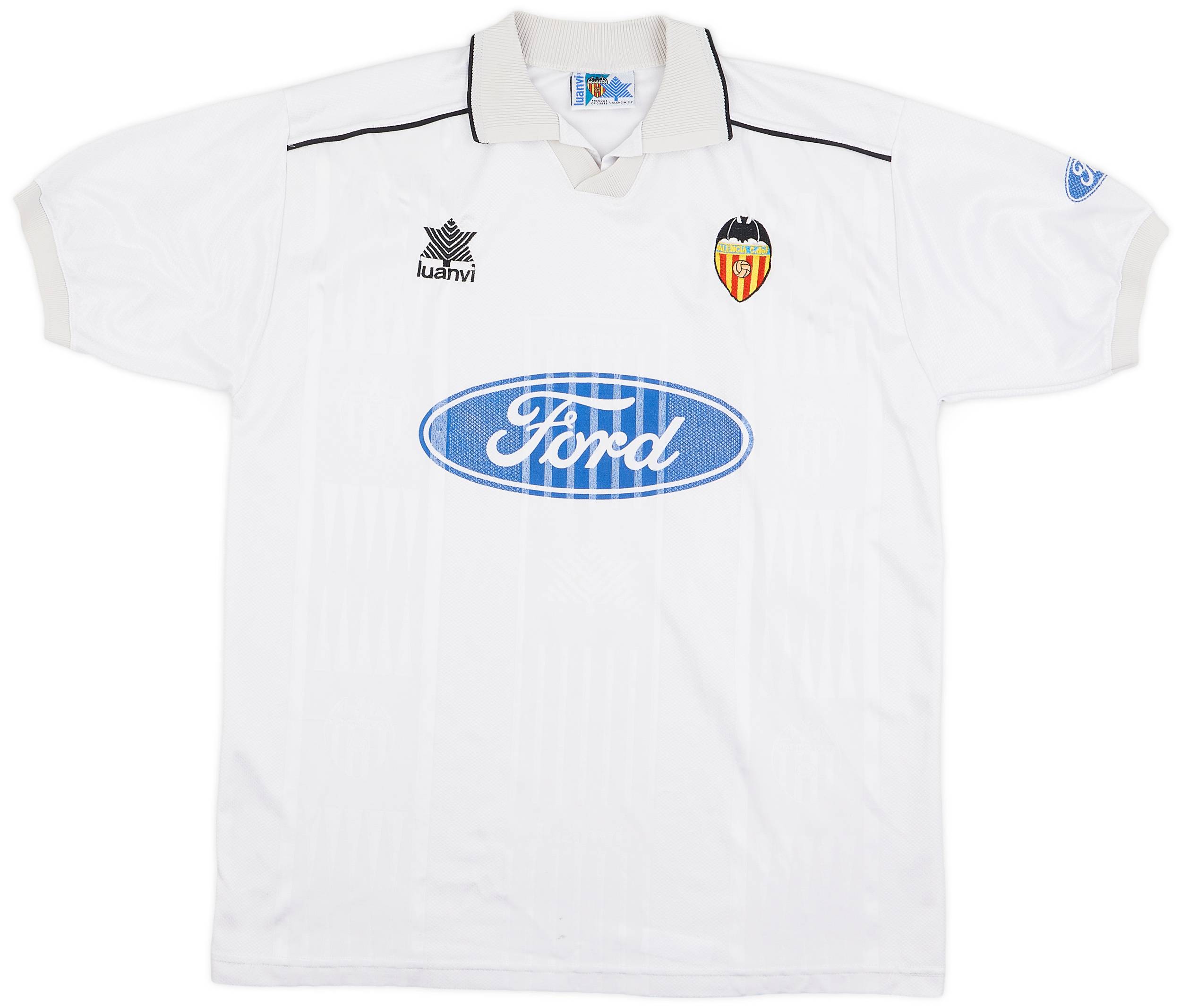 1996-97 Valencia Home Shirt - 7/10 - (L)