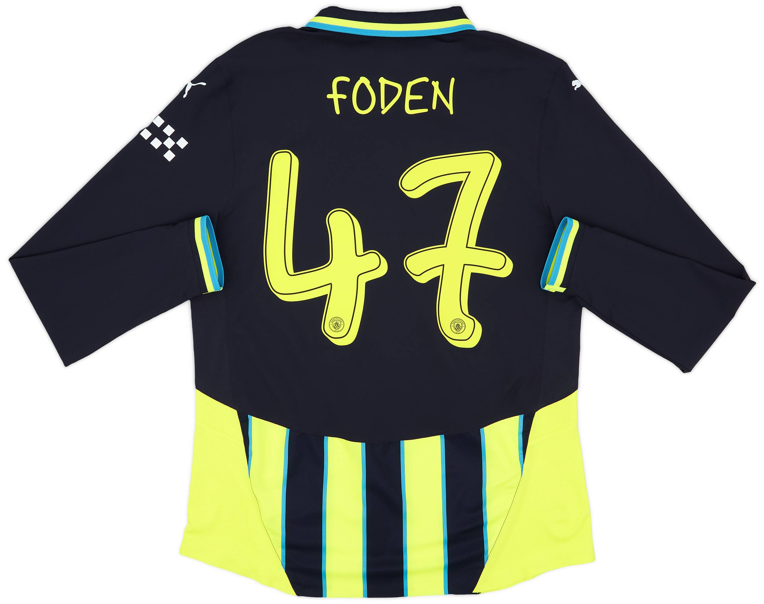 2024-25 Manchester City Authentic Away L/S Shirt Foden #47