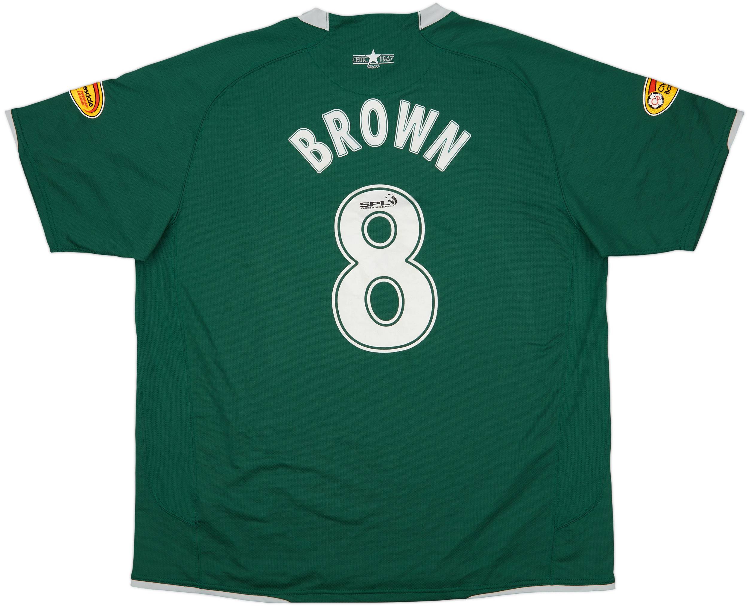 2007-08 Celtic Away Shirt Brown #8 - 5/10 - (XXL)