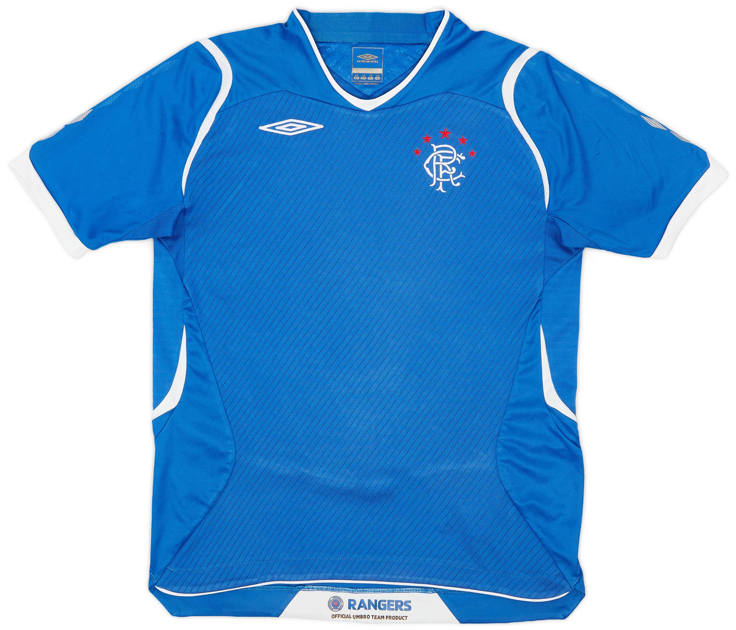 2008-09 Rangers Home Shirt - 6/10 - (M.Boys)