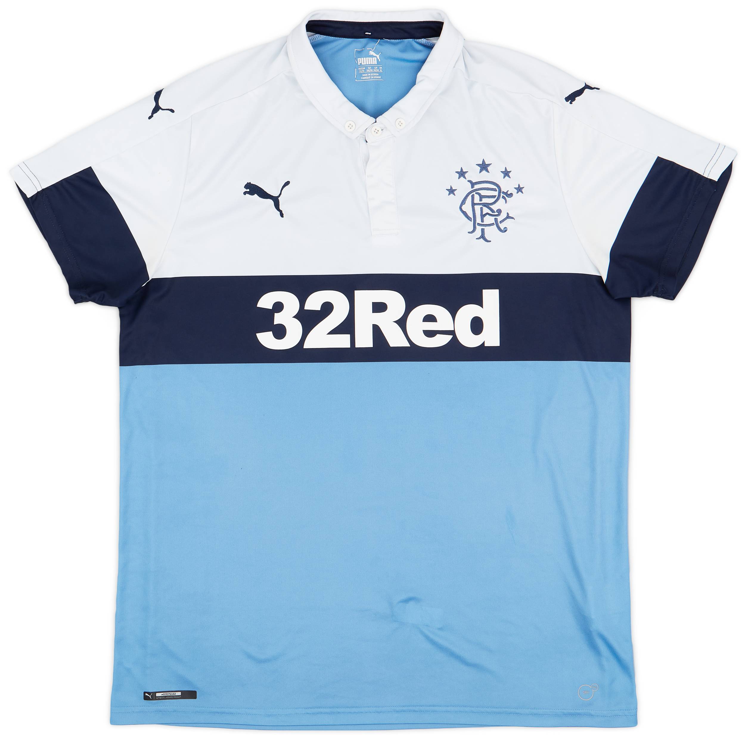 2016 18 Rangers Third Shirt 7 10 XL