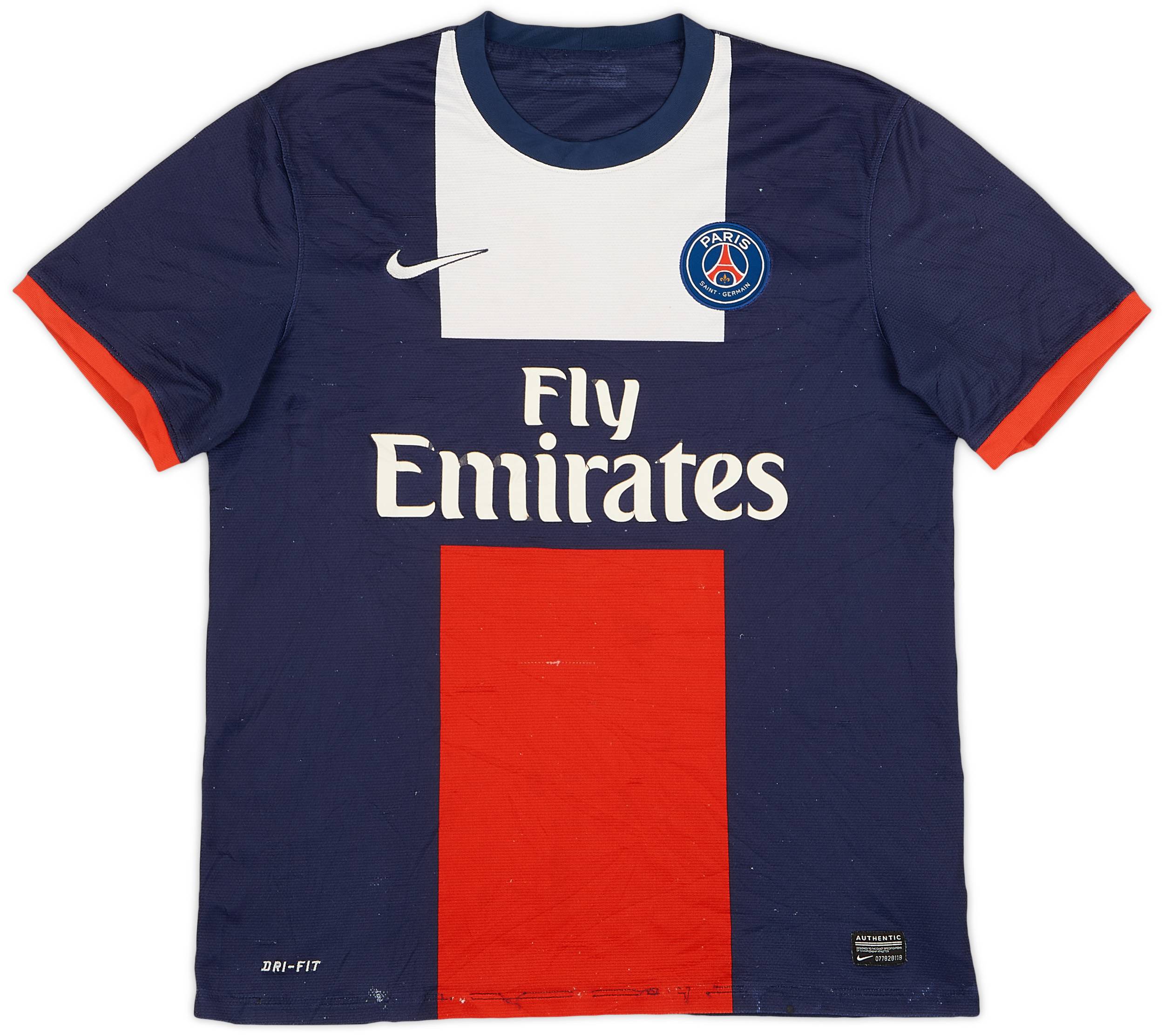 2013 2014 PSG 公式　ユニフォーム Paris Saint-Germain PSG 2013/14 Player Issue Home Football