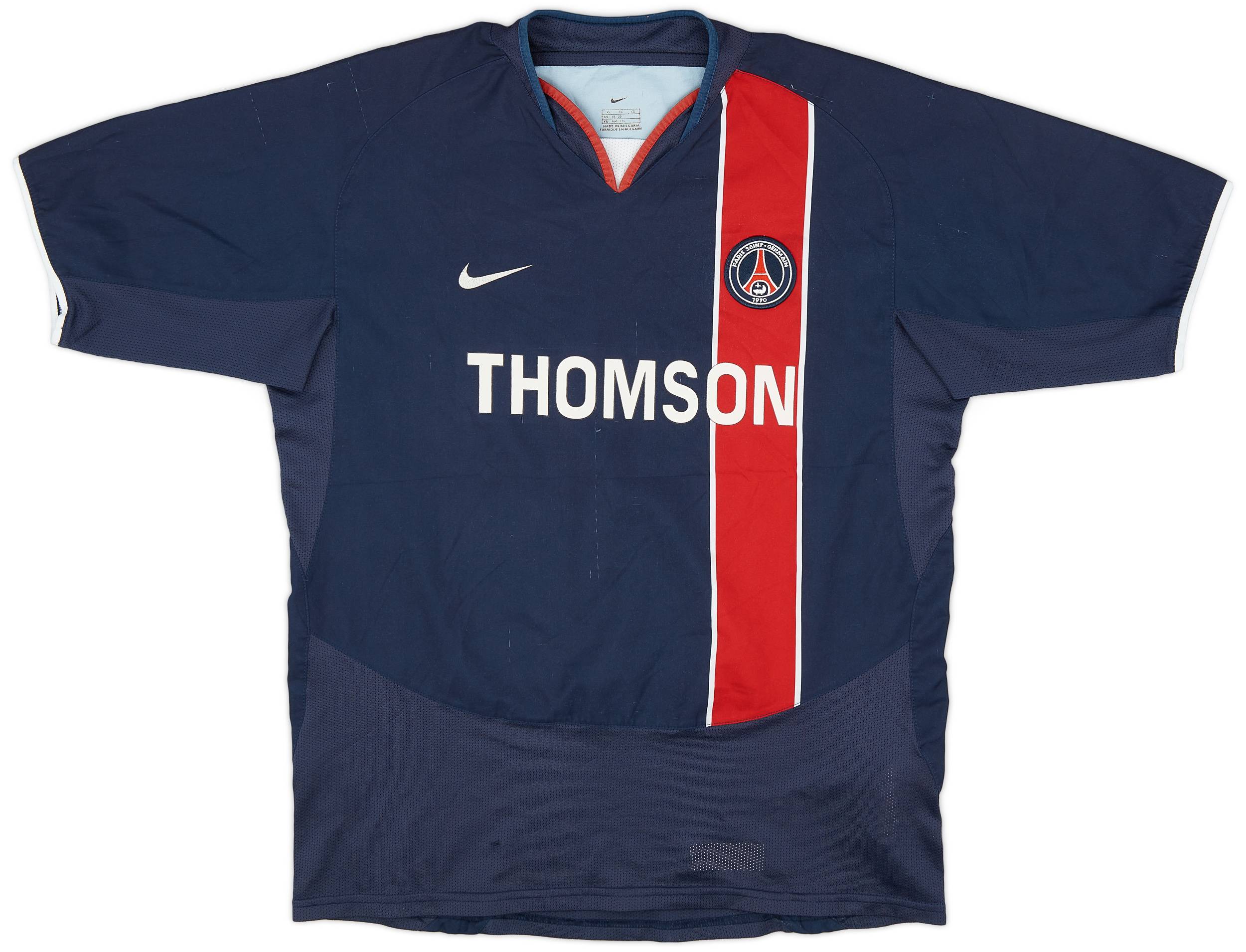 2003-04 Paris Saint-Germain Home Shirt - 6/10 - (XL.Boys)
