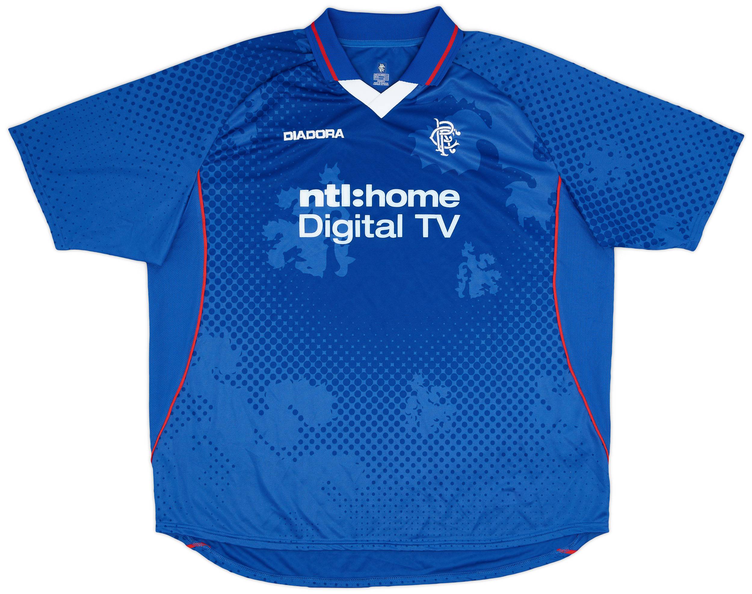 2002-03 Rangers Home Shirt - 8/10 - (3XL)