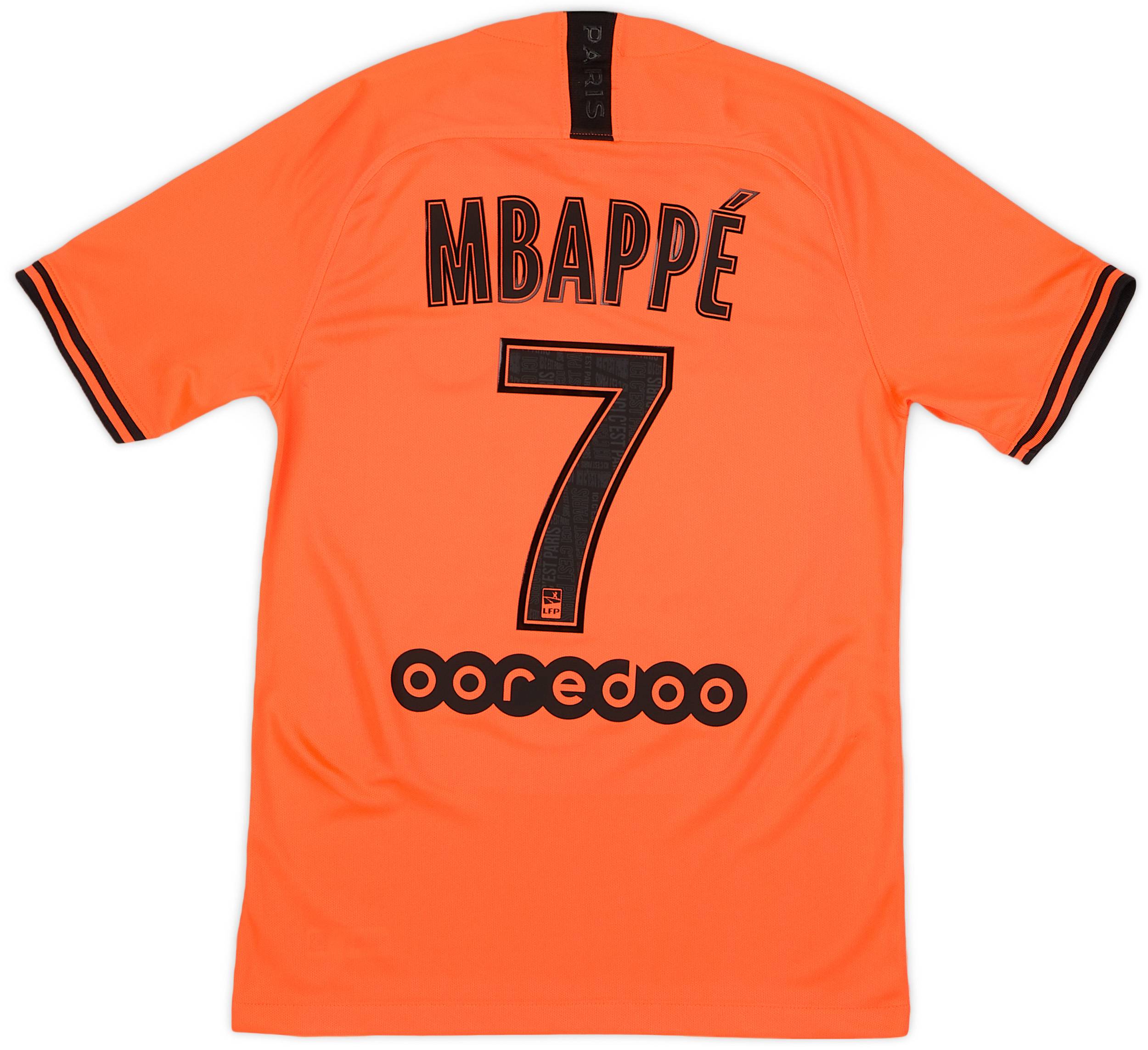 2019-20 Paris Saint-Germain Away Shirt Mbappe #7 - 9/10 - (S)