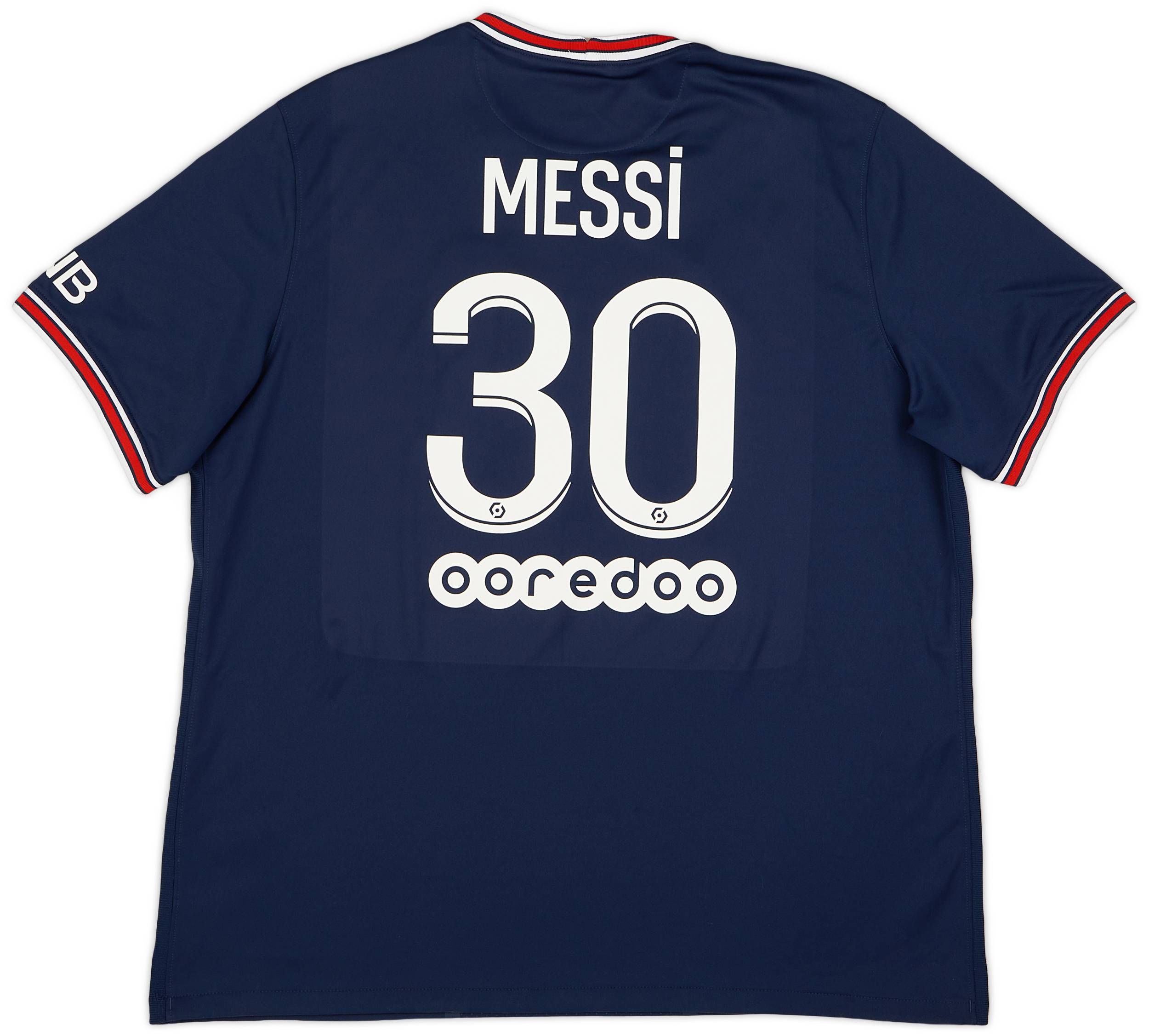 2021-22 Paris Saint-Germain Home Shirt Messi #30 - 8/10 - (XXL)