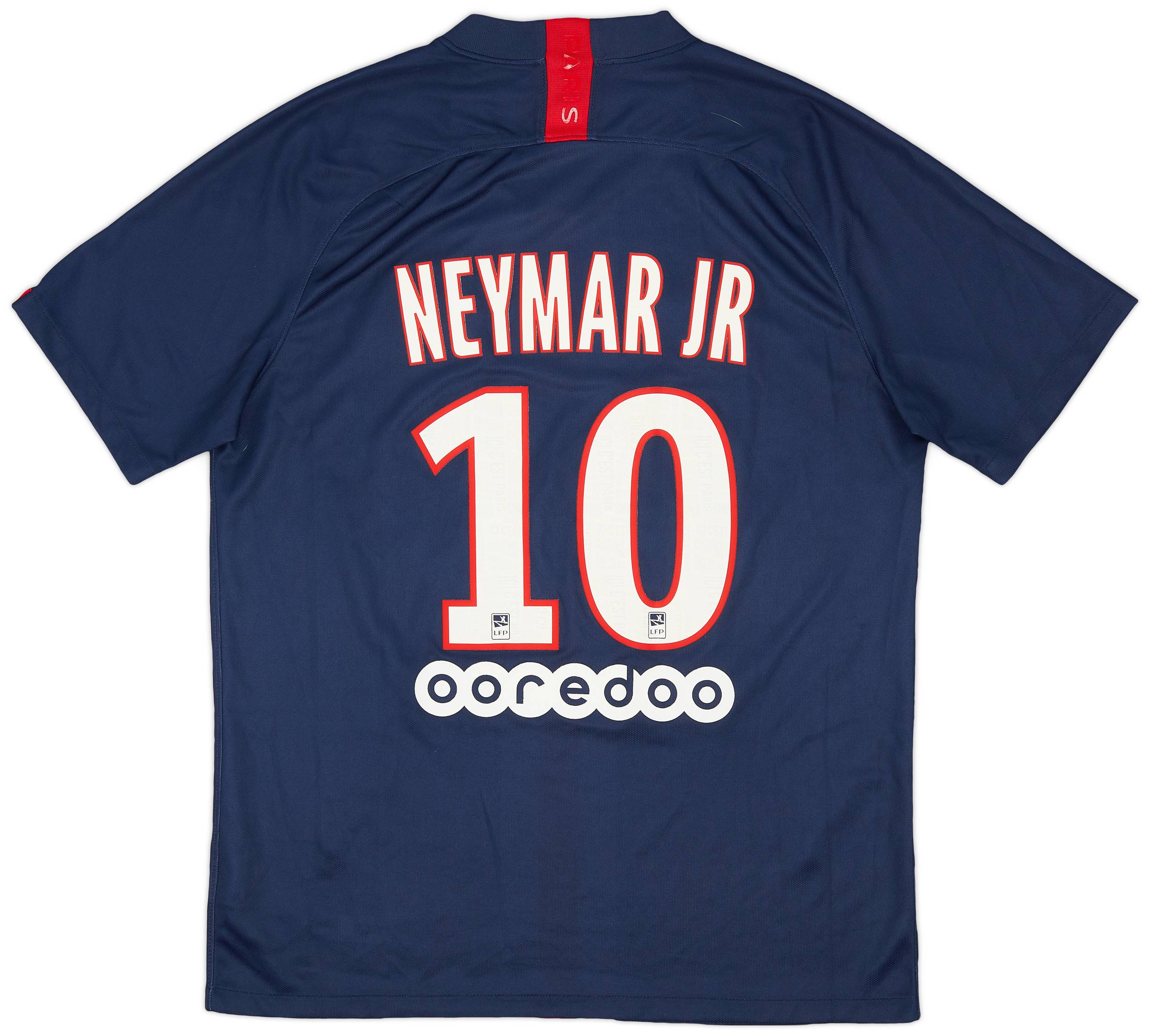 2019-20 Paris Saint-Germain Home Shirt Neymar Jr #10 - 9/10 - (L)