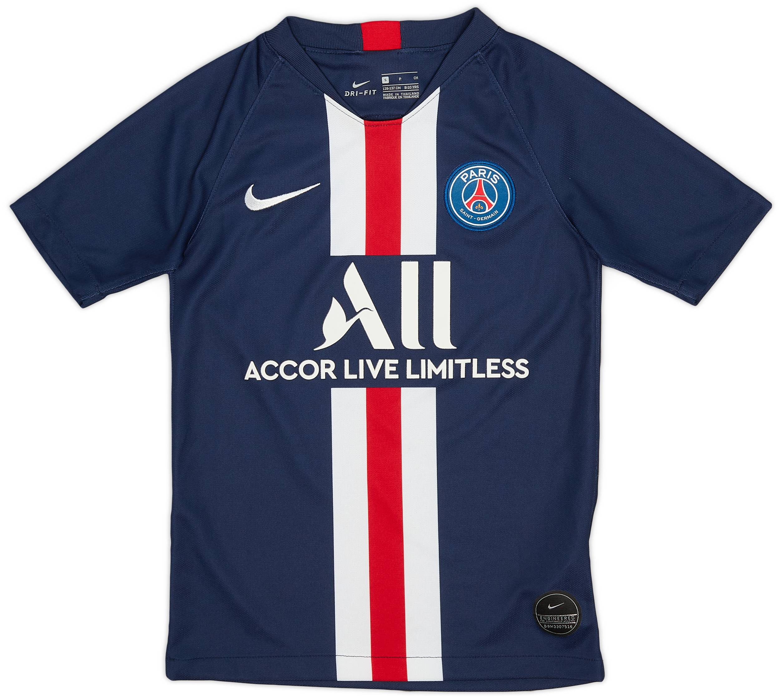 2019-20 Paris Saint-Germain Home Shirt - 8/10 - (S.Boys)