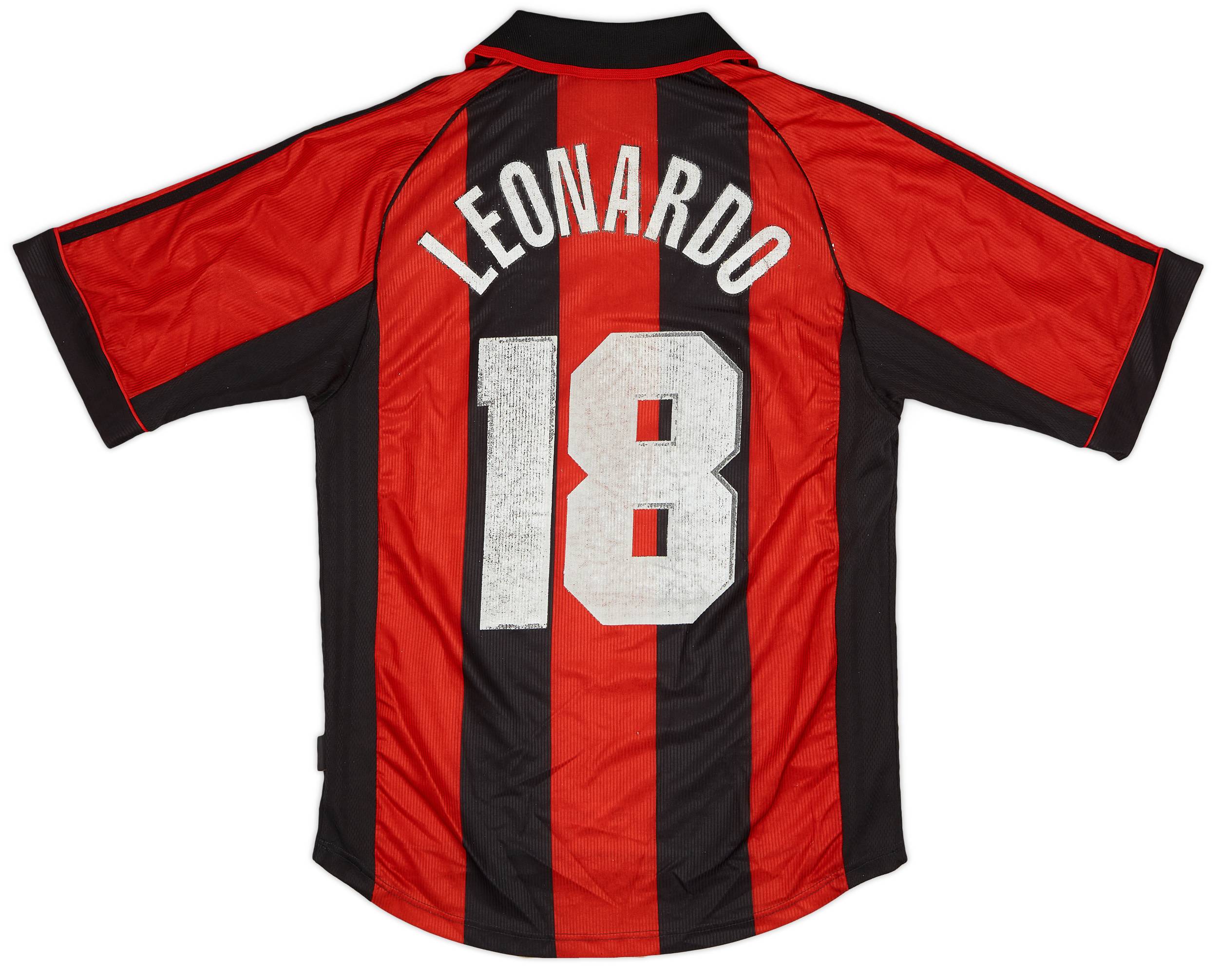 1998-00 AC Milan Home Shirt Leonardo #18 - 5/10 - (S)