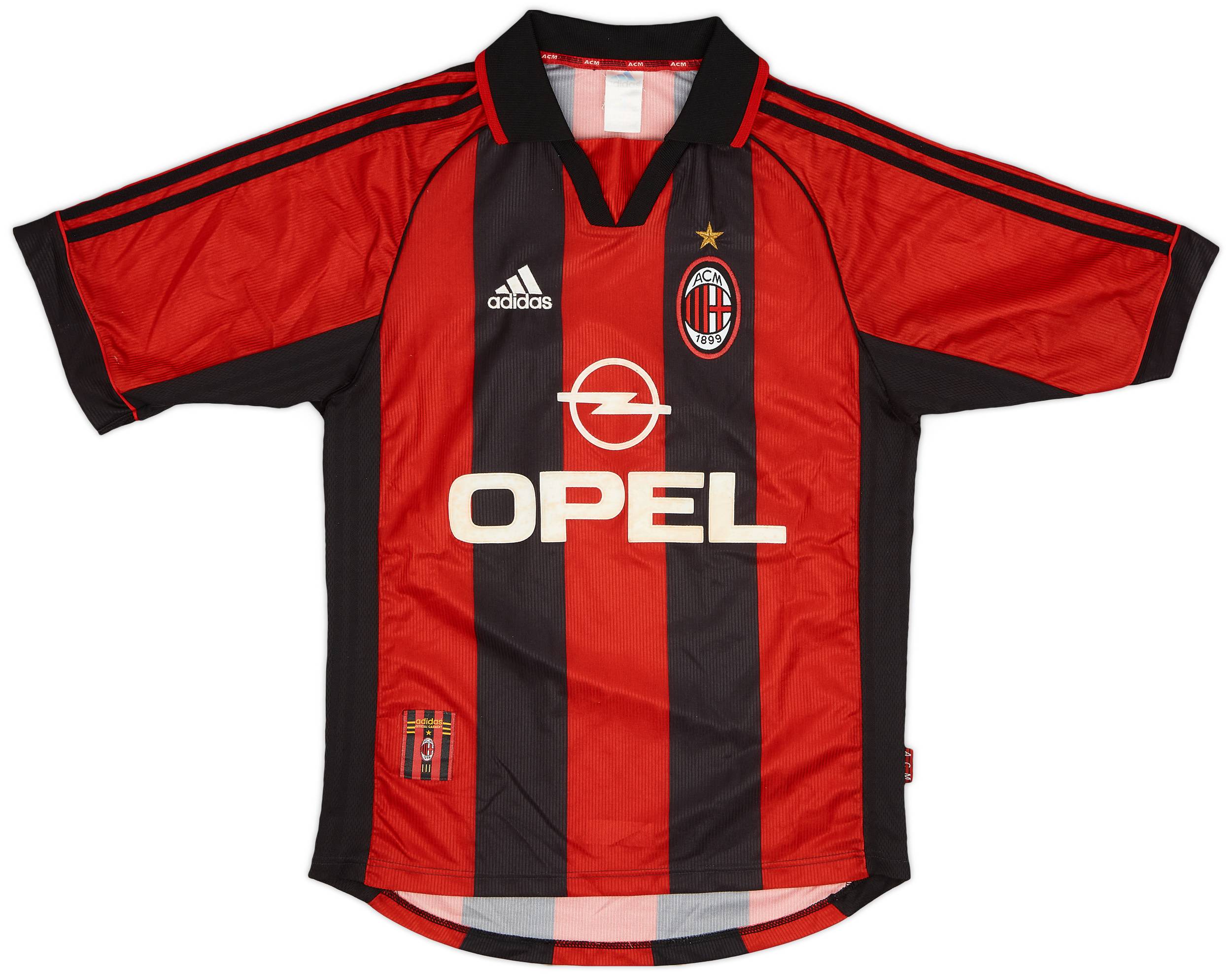 レア　AC Milan 半袖シャツ 1998-99 AC Milan Away Shirt Leonardo #18 - 5/10 - (XL)