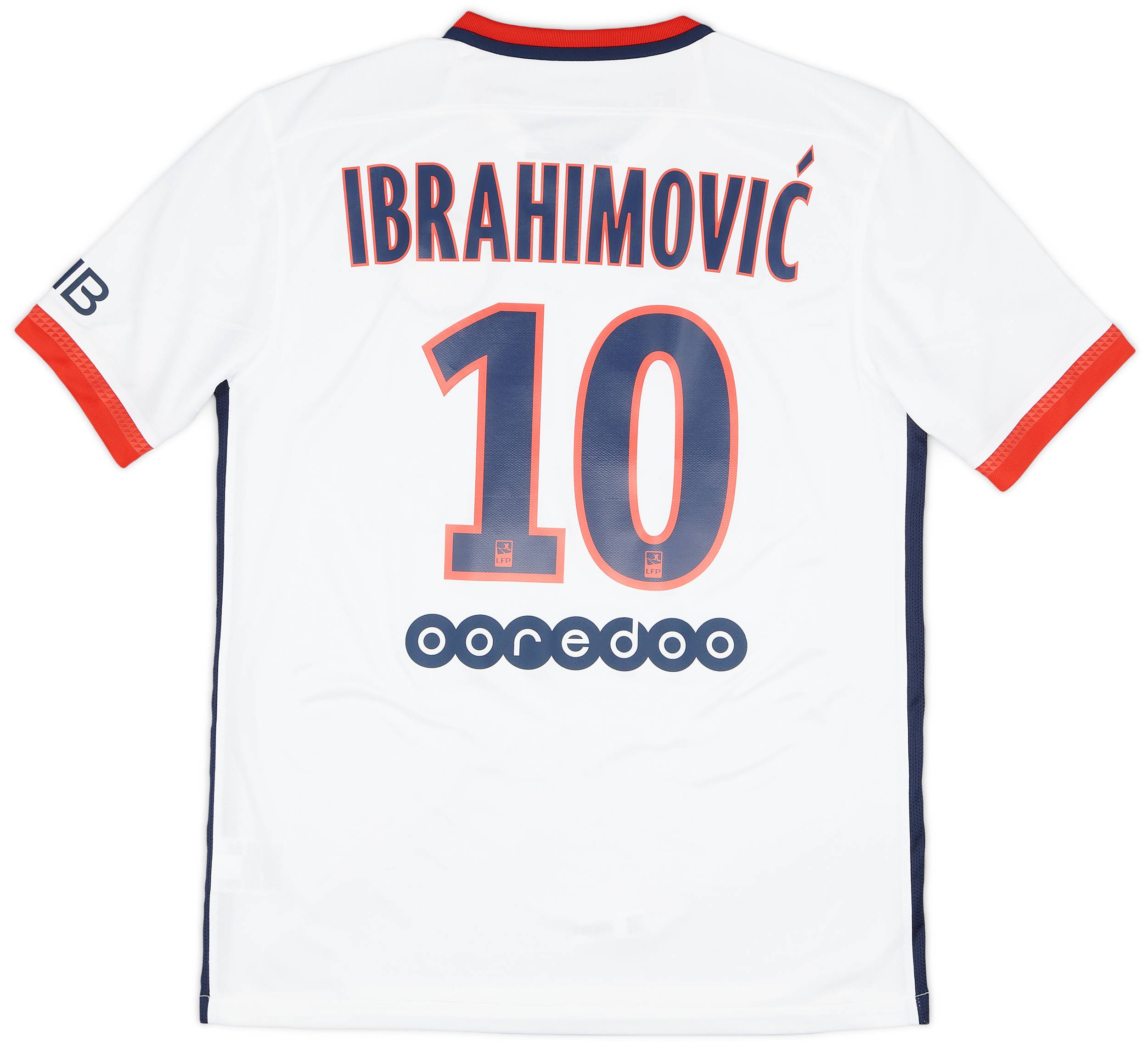2015-16 Paris Saint-Germain Away Shirt Ibrahimovic #10 - 9/10 - (M)