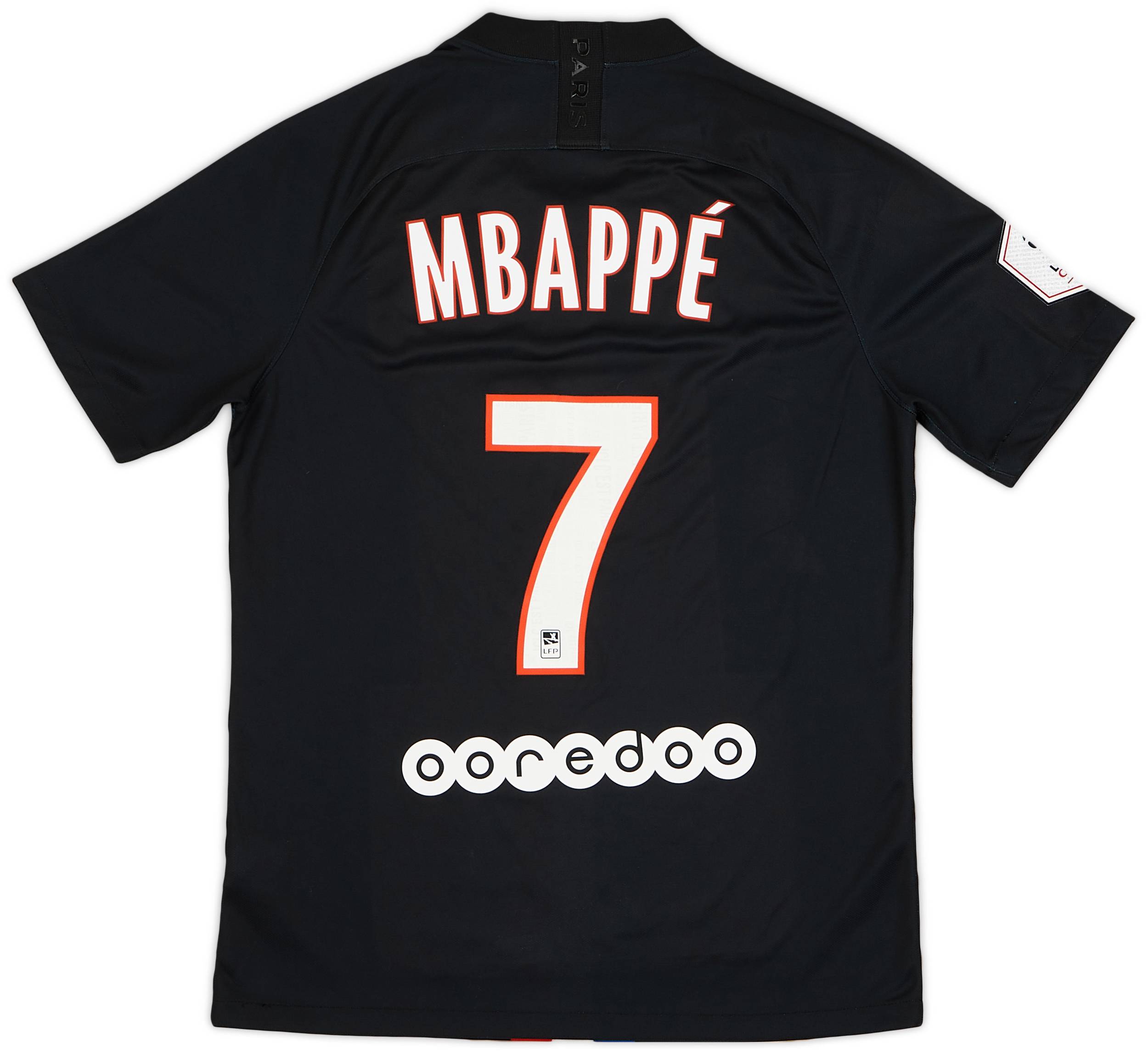 2019-20 Paris Saint-Germain Fourth Shirt Mbappe #7 - 9/10 - (M)