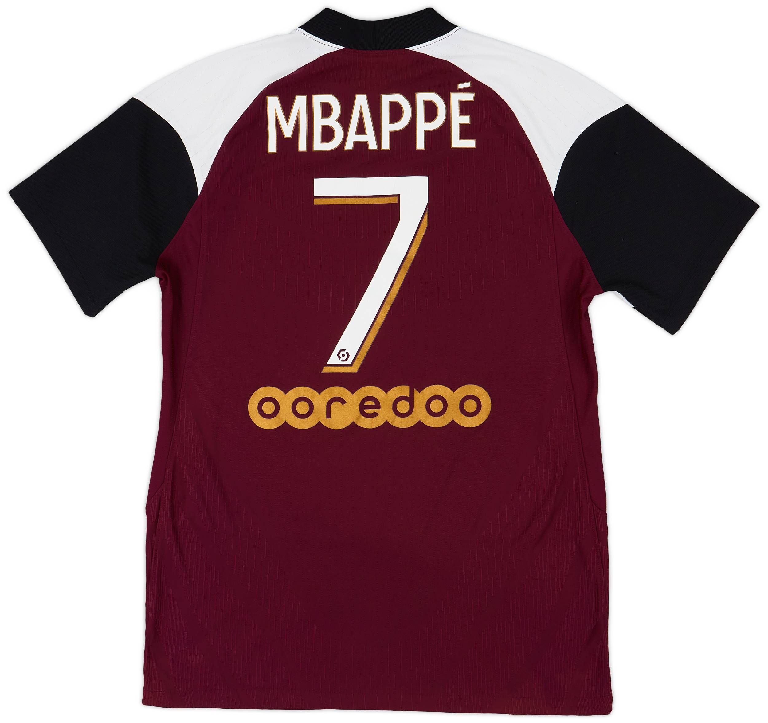 2020-21 Paris Saint-Germain Authentic Third Shirt Mbappe #7 - 6/10 - (S)